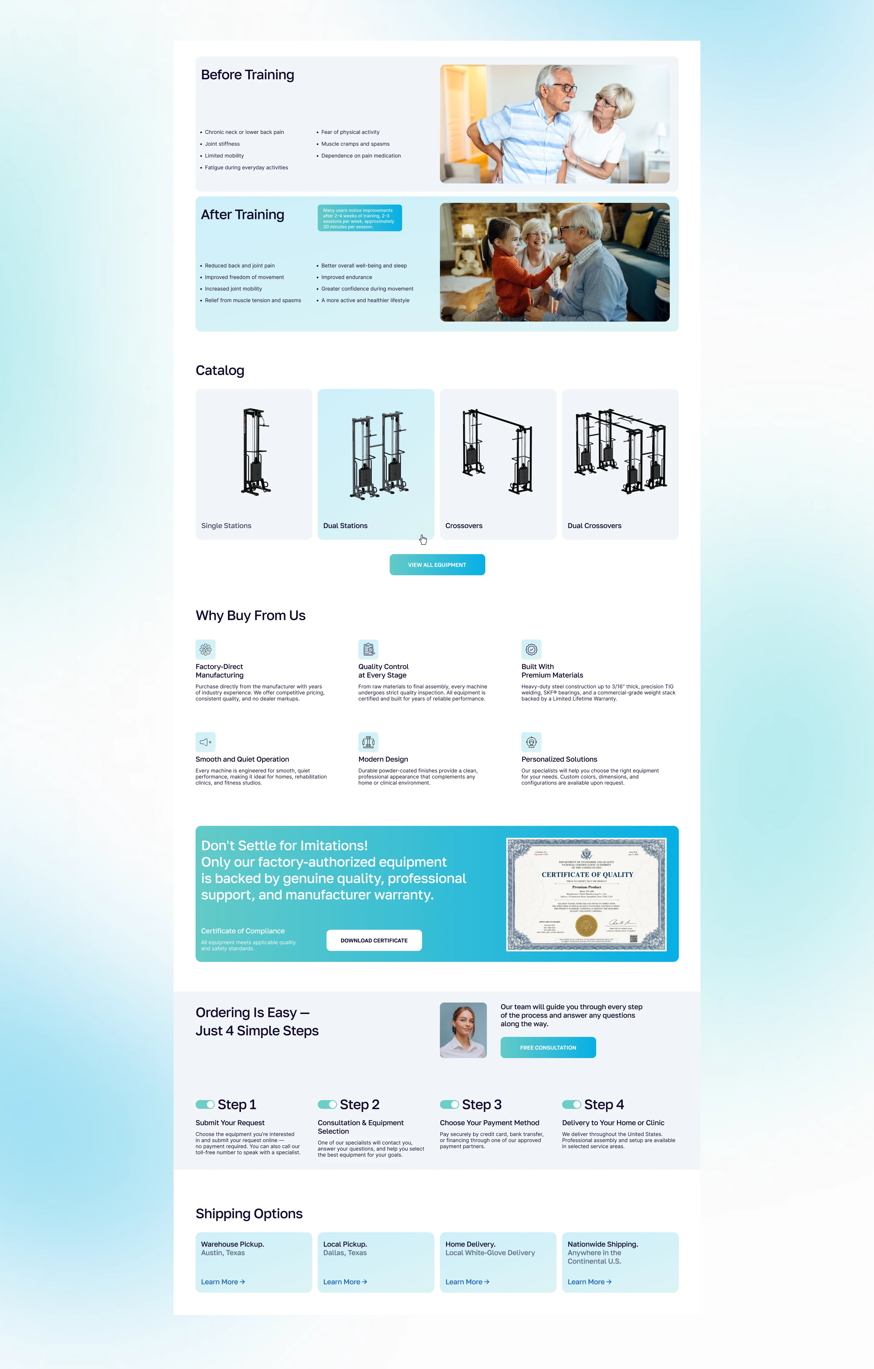 Home Rehabilitation Equipment Store — Изображение №9 — Интерфейсы на Dprofile