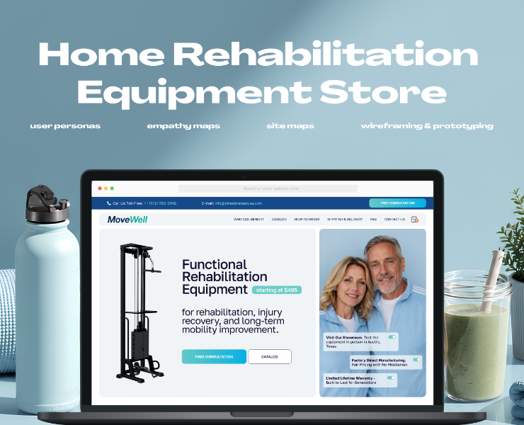 Home Rehabilitation Equipment Store — Интерфейсы на Dprofile
