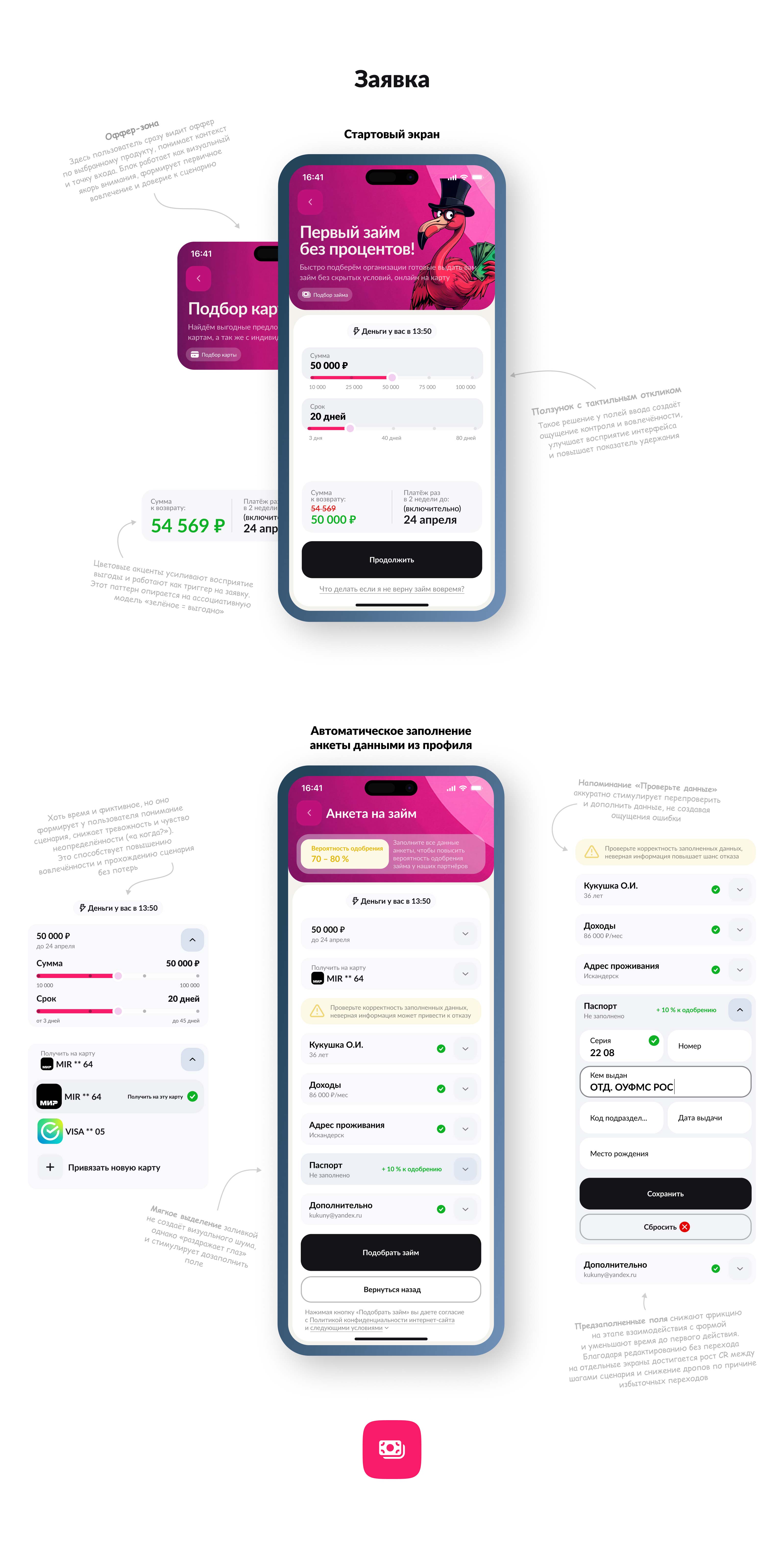 Zaimingo App — Изображение №5 — Интерфейсы, Маркетинг на Dprofile