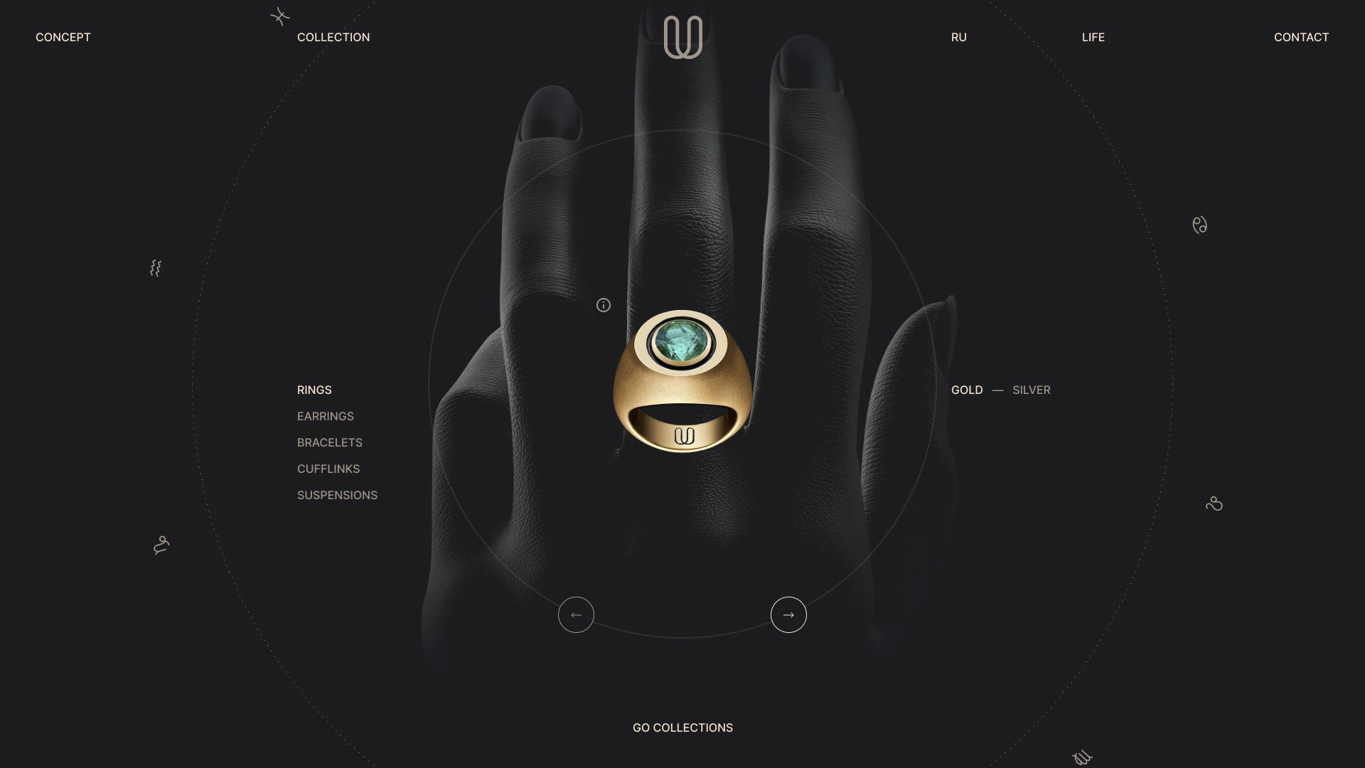 UJ-Site Concept — Изображение №5 — Интерфейсы на Dprofile