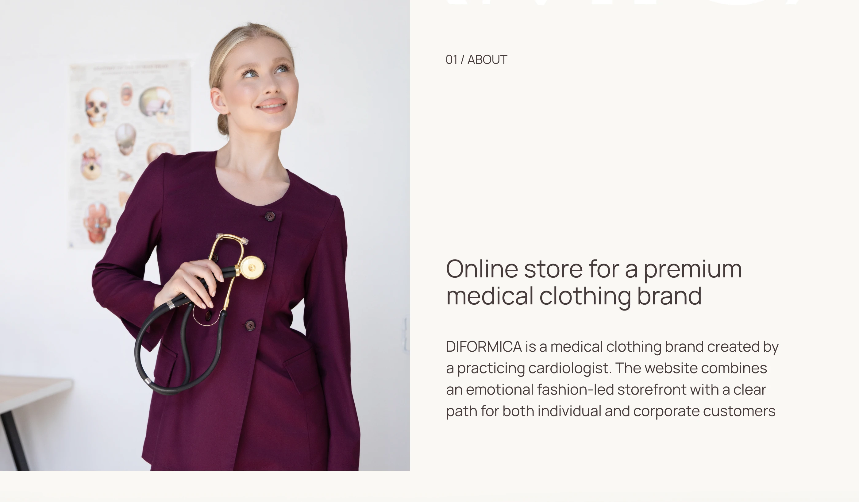 DIFORMICA — Fashion Digital Experience & Case Study — Изображение №2 — Интерфейсы, Анимация на Dprofile