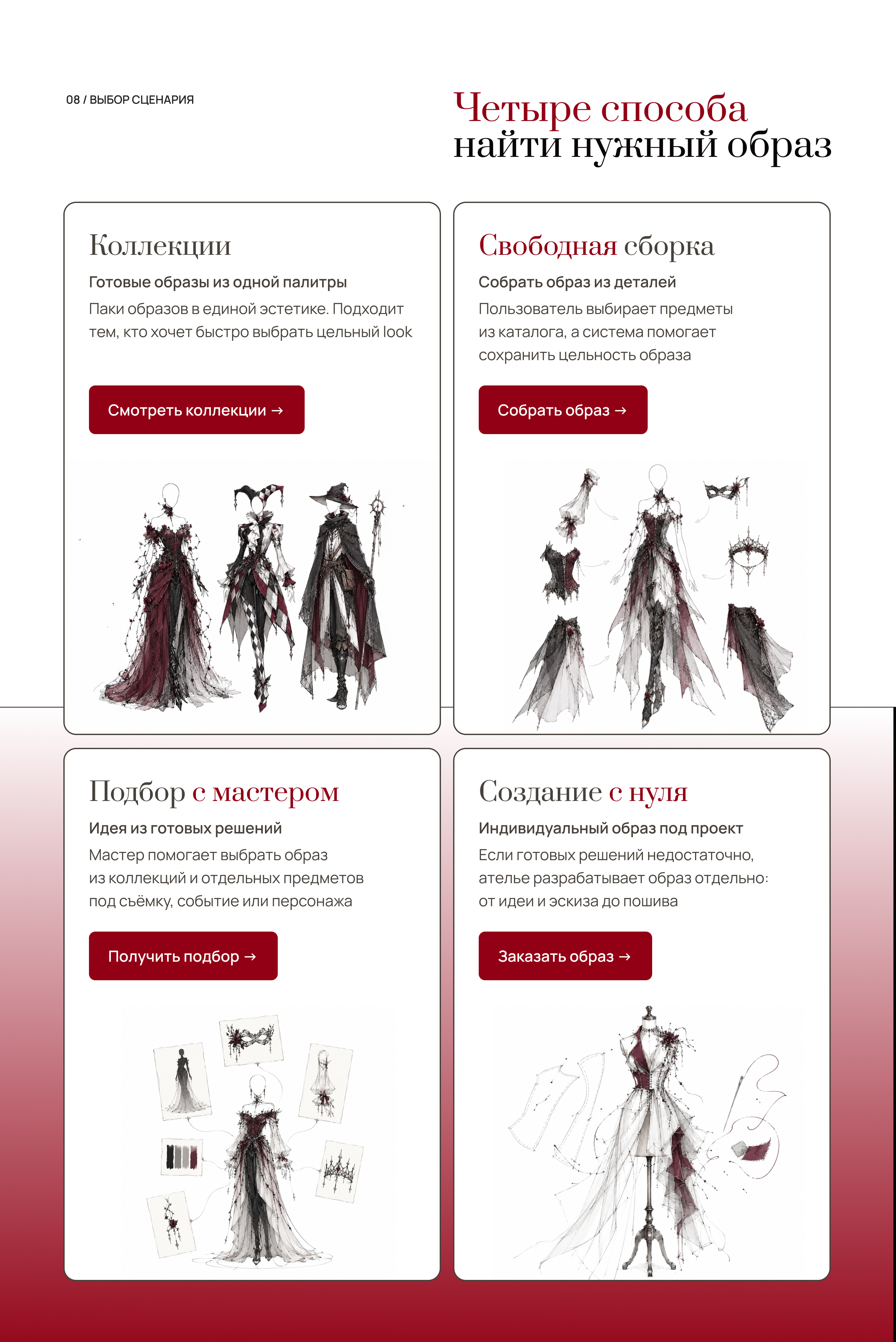 Чернолесье Atelier — Brand Identity & Web Design — Изображение №7 — Интерфейсы, Брендинг на Dprofile