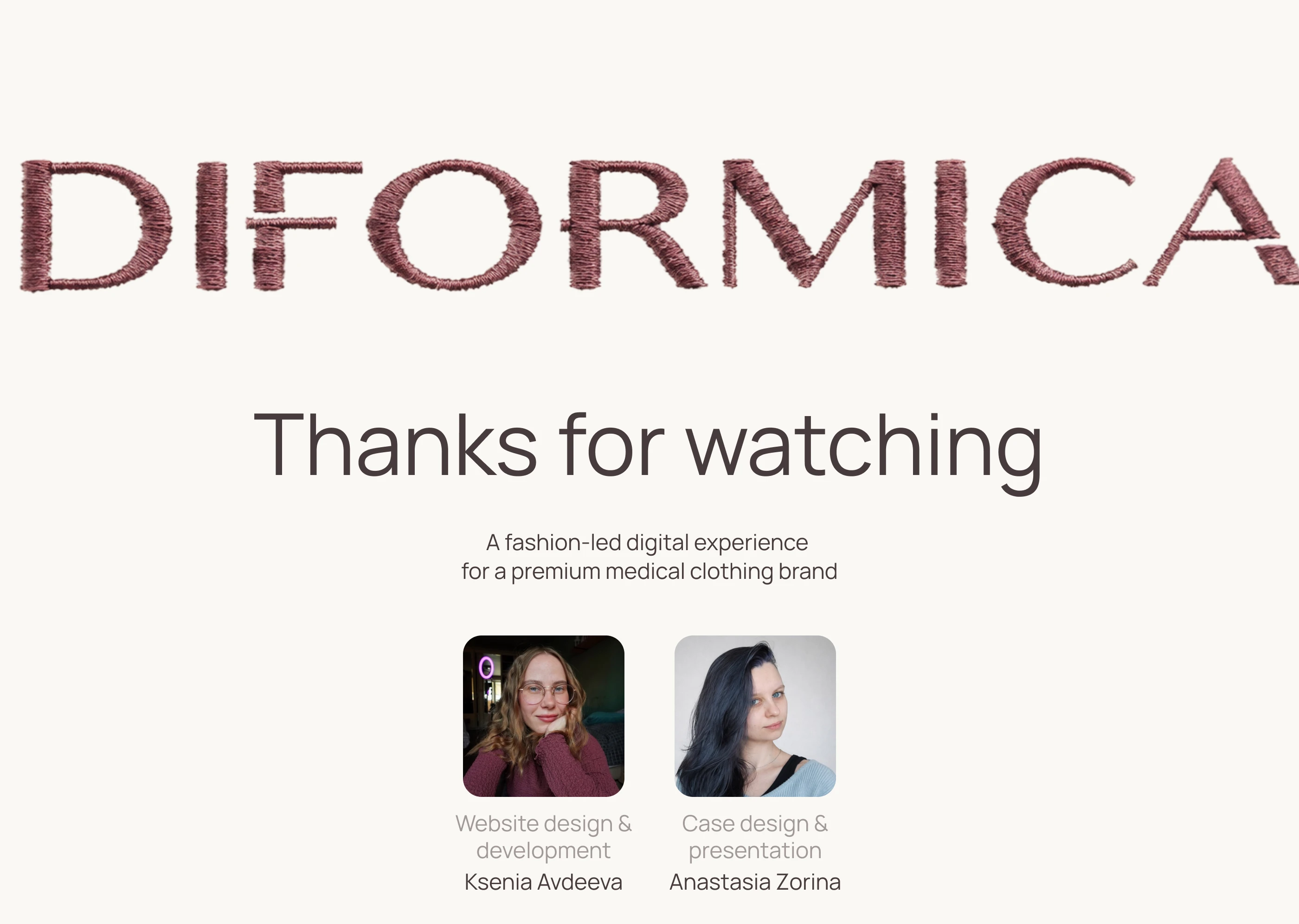 DIFORMICA — Fashion Digital Experience & Case Study — Изображение №9 — Интерфейсы, Анимация на Dprofile