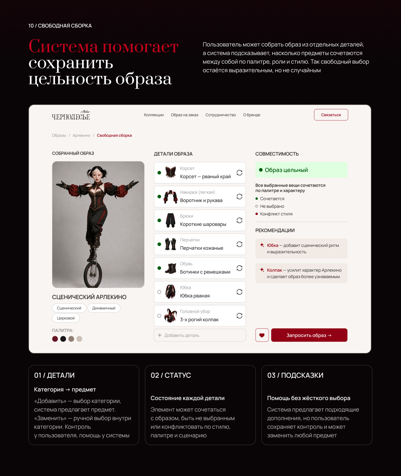Чернолесье Atelier | Фирменный стиль и визуальная система бренда — Изображение №10 — Брендинг, Нейро на Dprofile