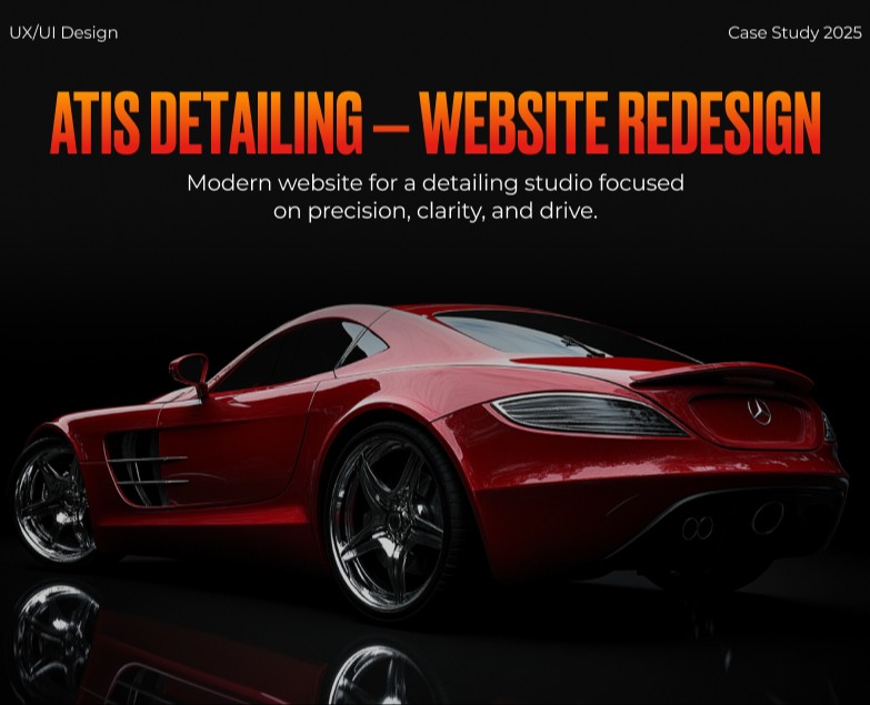 Редизайн сайта для студии детейлинга ATIS Detailing на Dprofile
