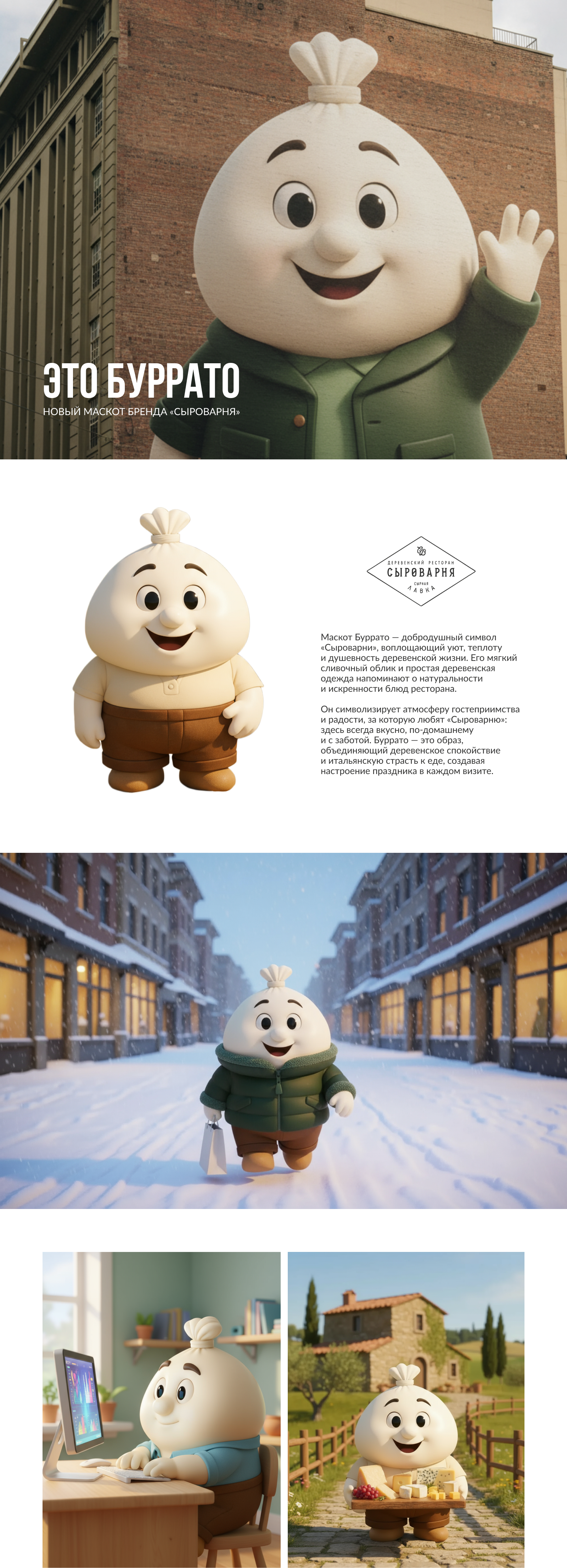 Маскот для сырного ресторана — Изображение №1 — Брендинг, Иллюстрация на Dprofile