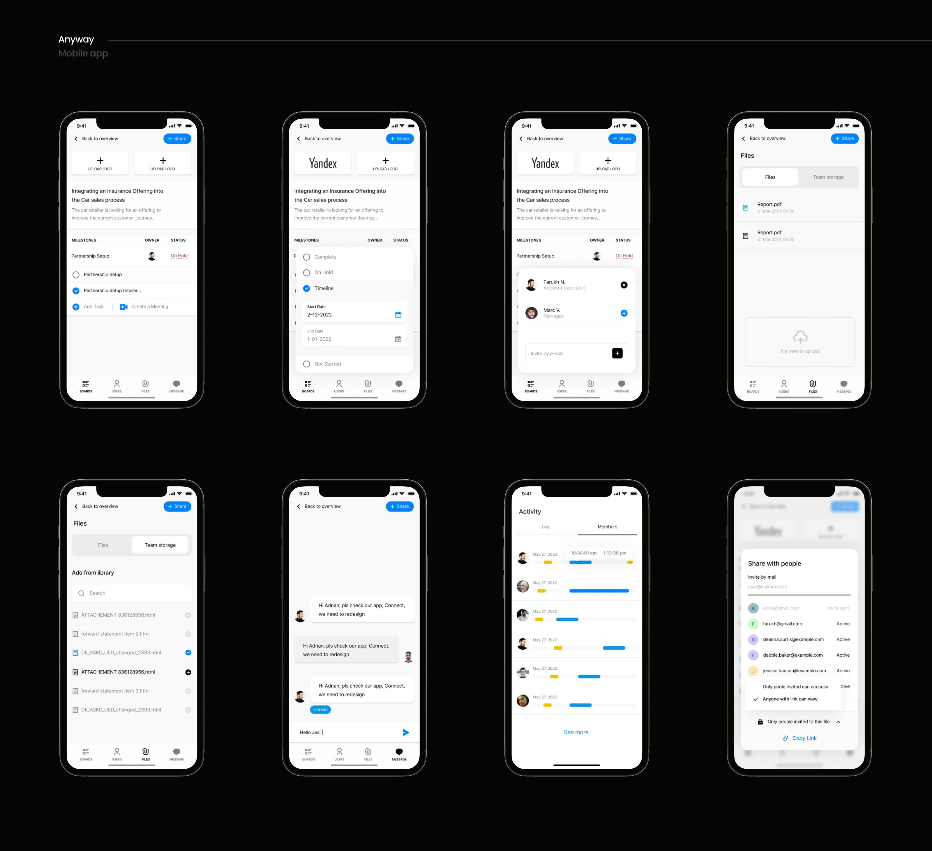 Stageset web app — Изображение №8 — Интерфейсы на Dprofile