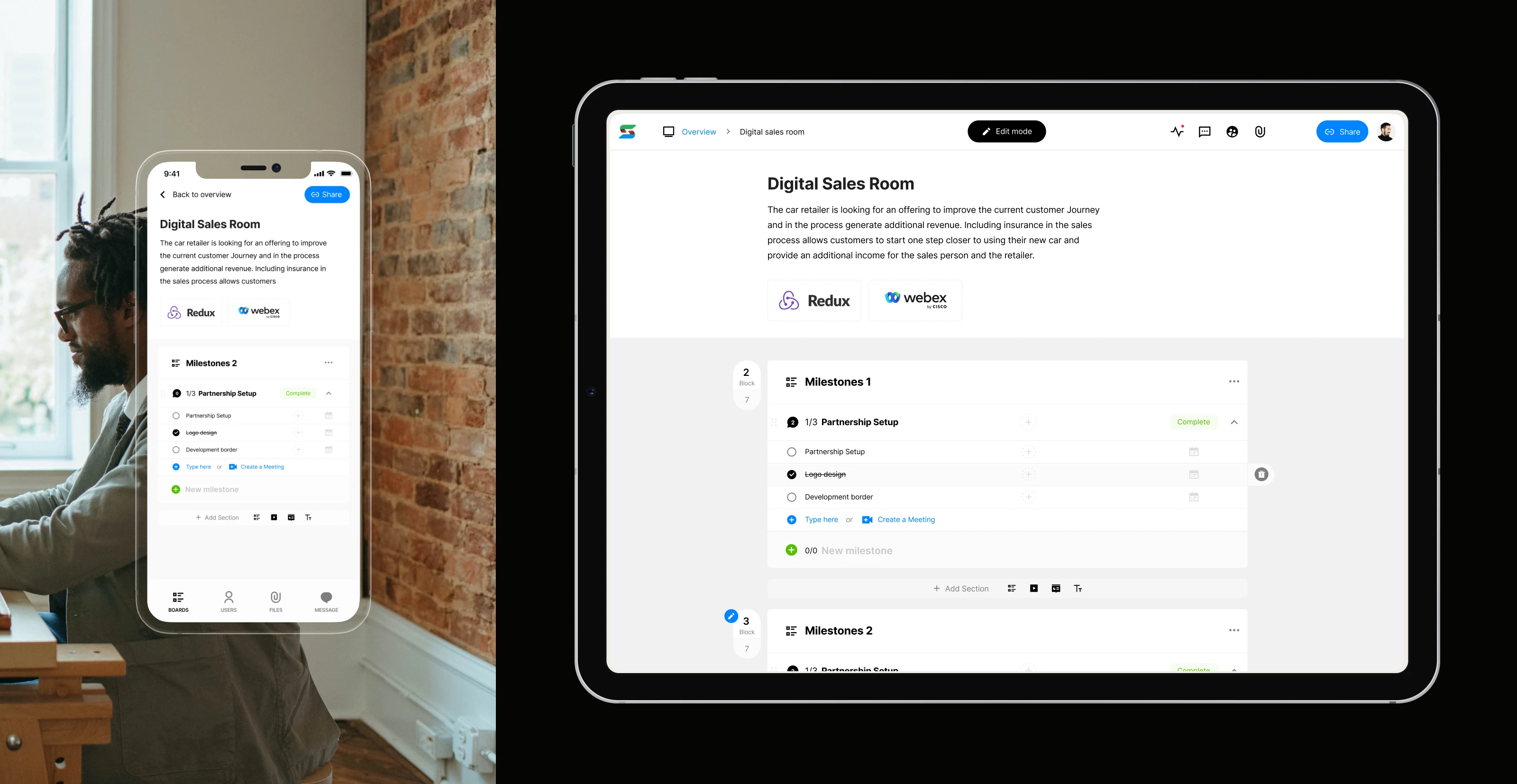 Stageset web app — Изображение №2 — Интерфейсы на Dprofile