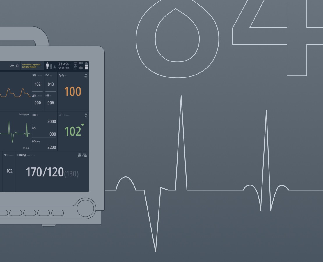 Монитор пациентов — Интерфейсы на Dprofile