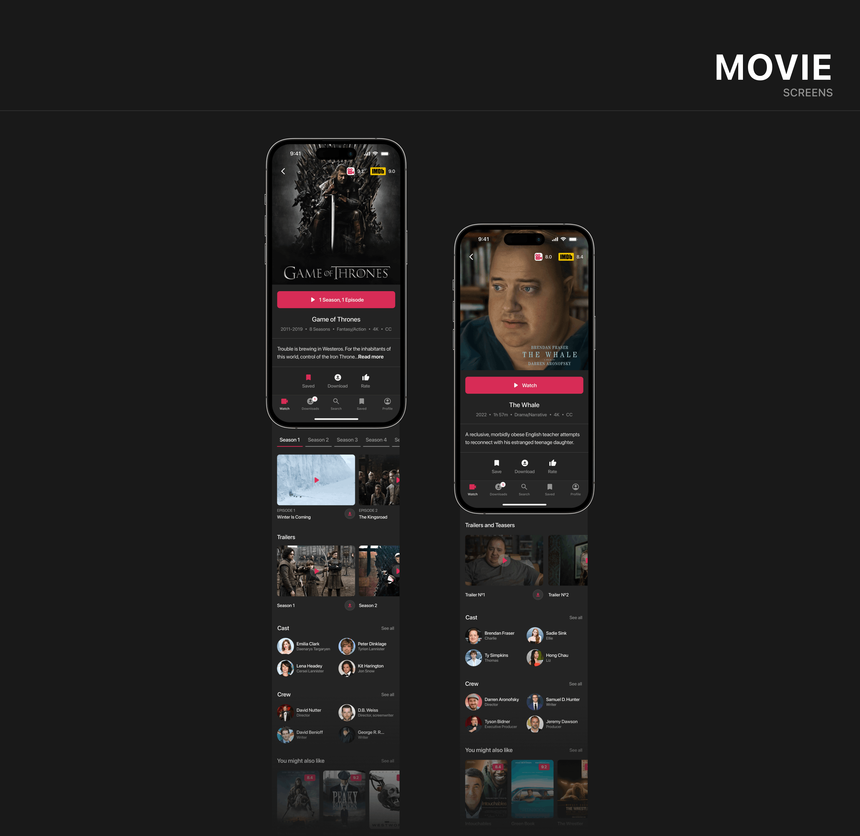 Lumos - Online cinema Application. UX/UI Design Concept — Изображение №9 — Интерфейсы на Dprofile