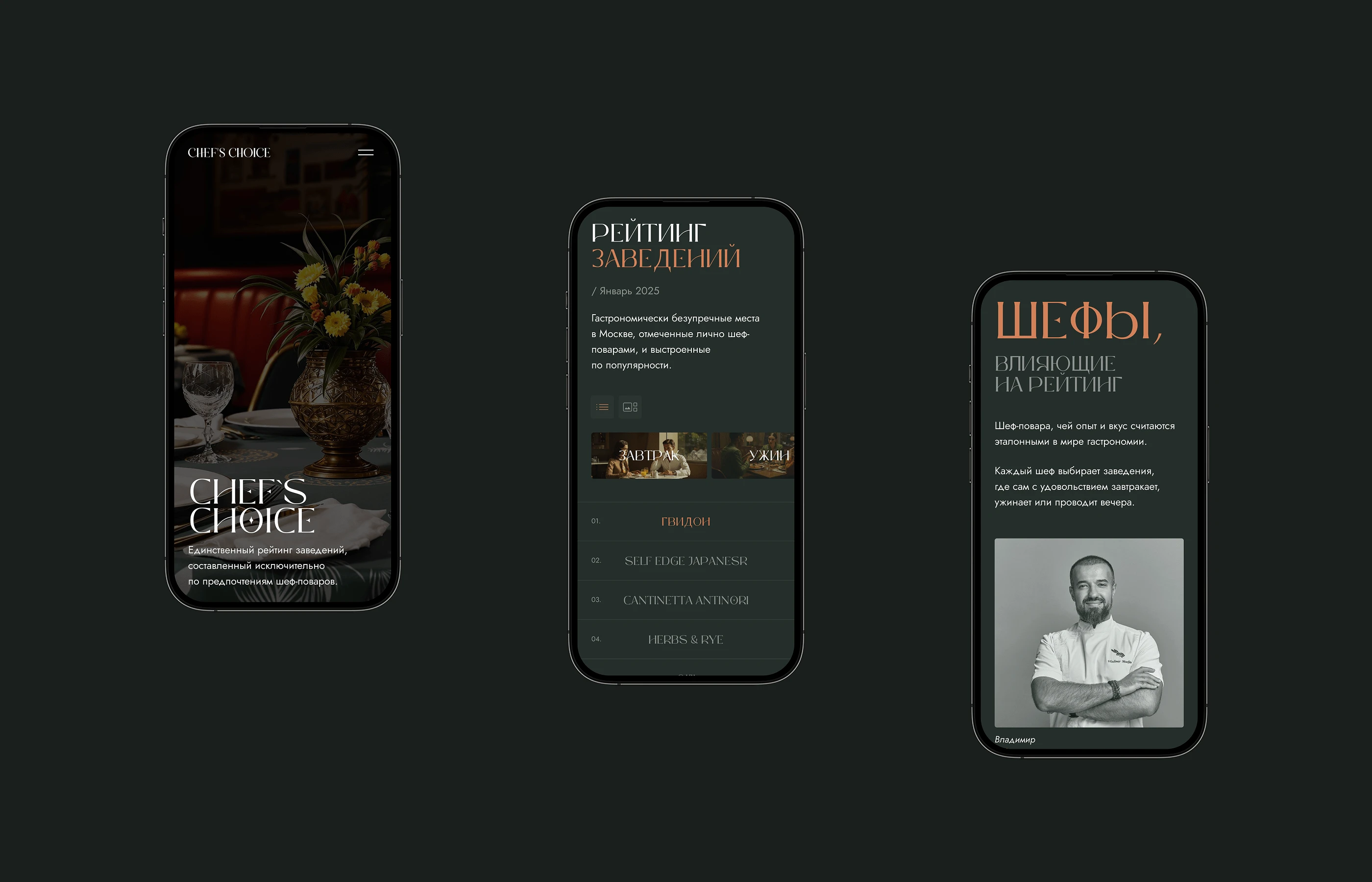 Chef`s Choice. UI / UX Design. Commercial Project — Изображение №5 — Интерфейсы на Dprofile