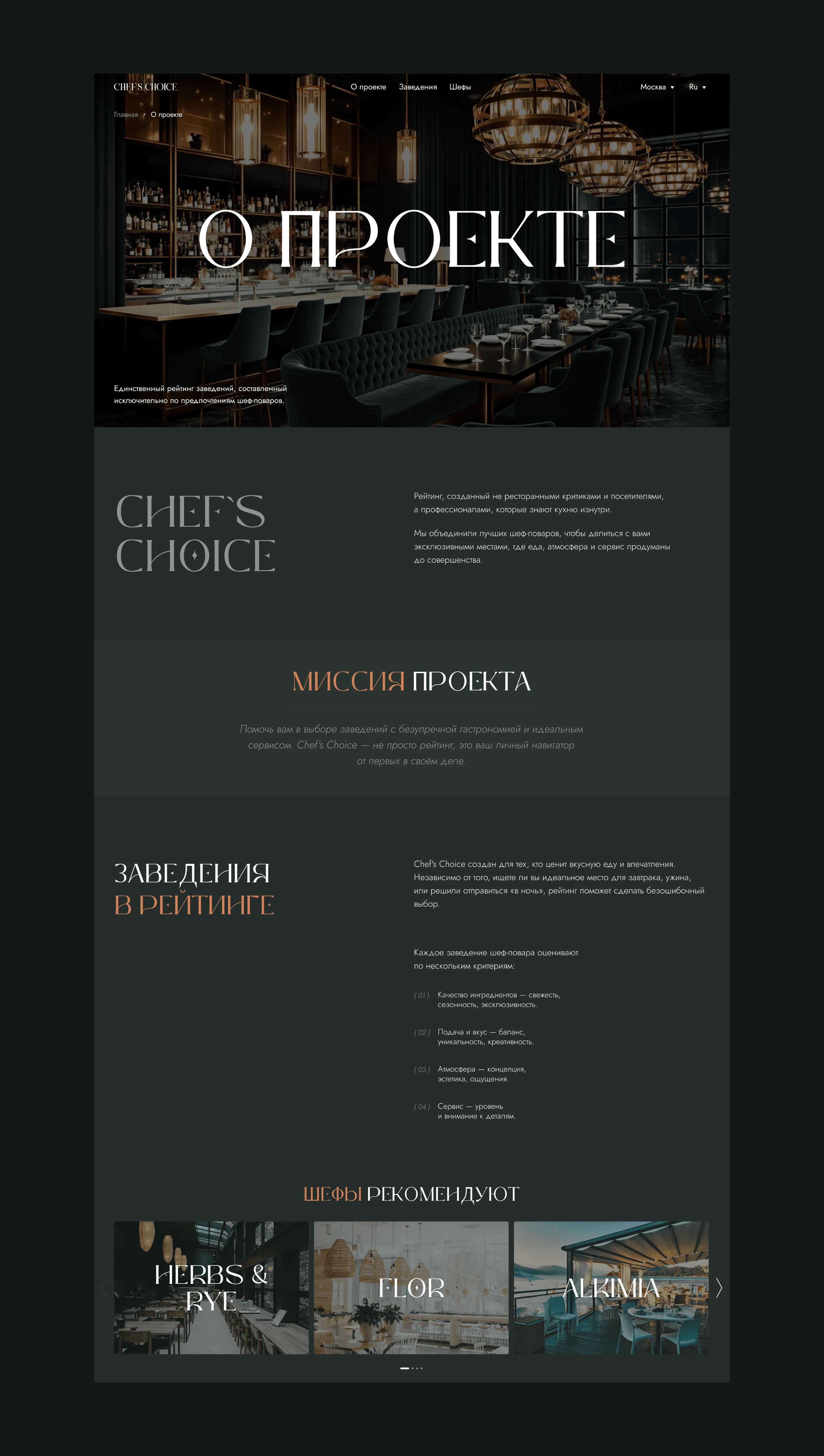 Chef`s Choice. UI / UX Design. Commercial Project — Изображение №7 — Интерфейсы на Dprofile