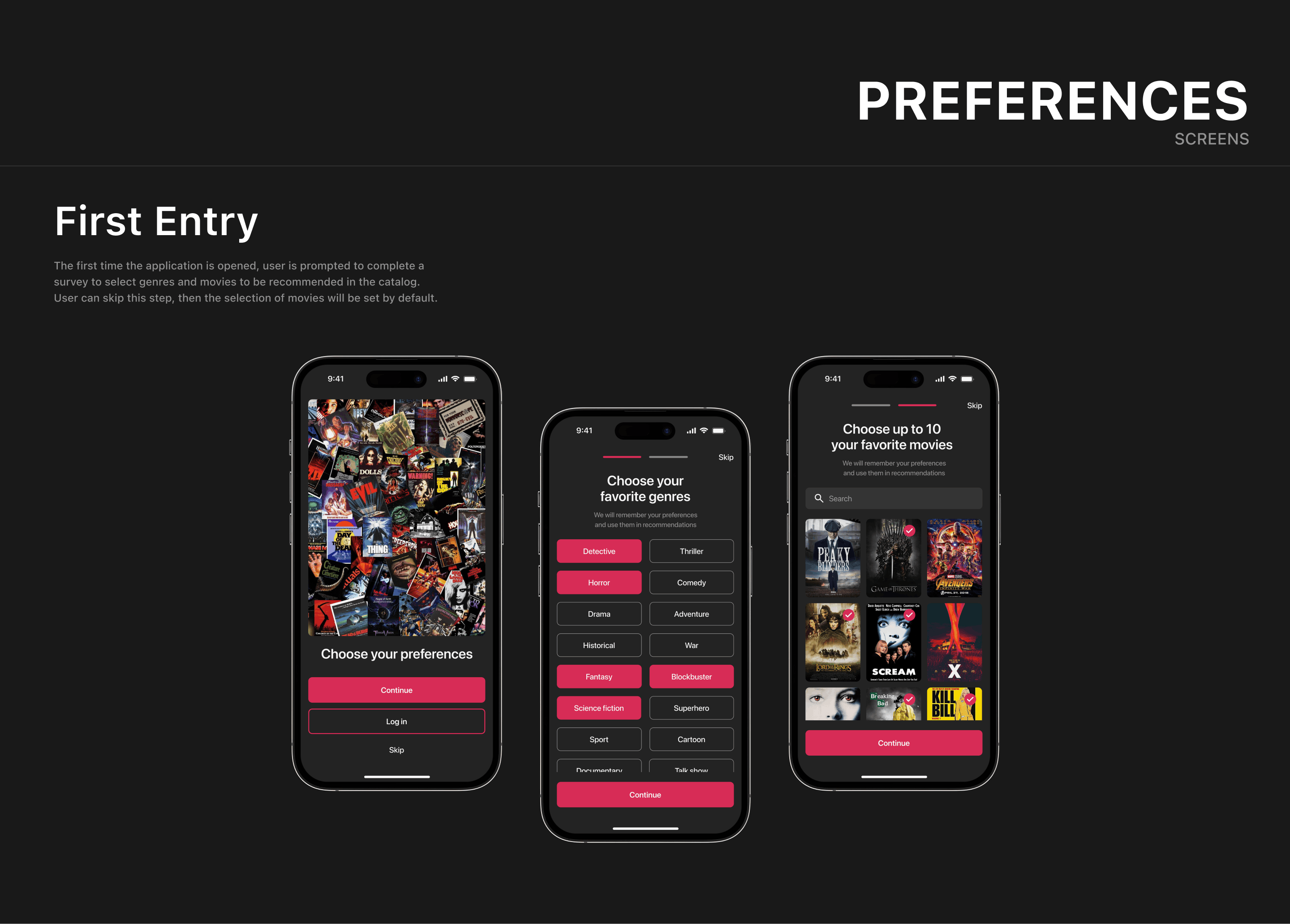 Lumos - Online cinema Application. UX/UI Design Concept — Изображение №2 — Интерфейсы на Dprofile