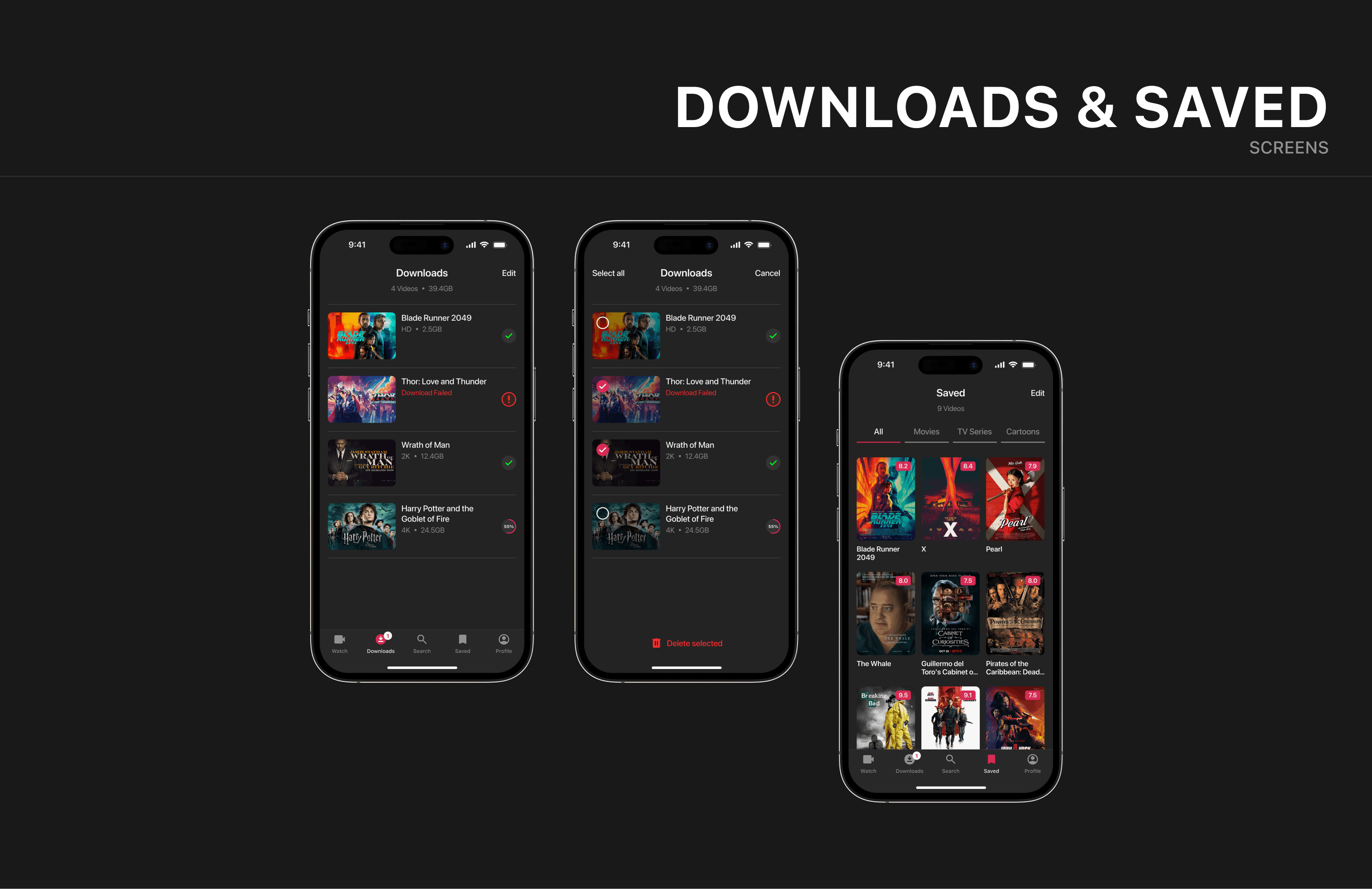 Lumos - Online cinema Application. UX/UI Design Concept — Изображение №7 — Интерфейсы на Dprofile