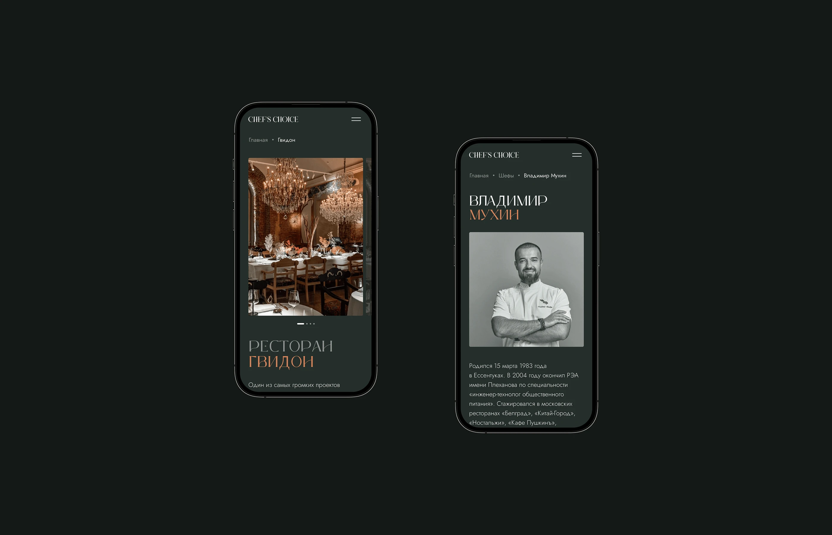 Chef`s Choice. UI / UX Design. Commercial Project — Изображение №12 — Интерфейсы на Dprofile