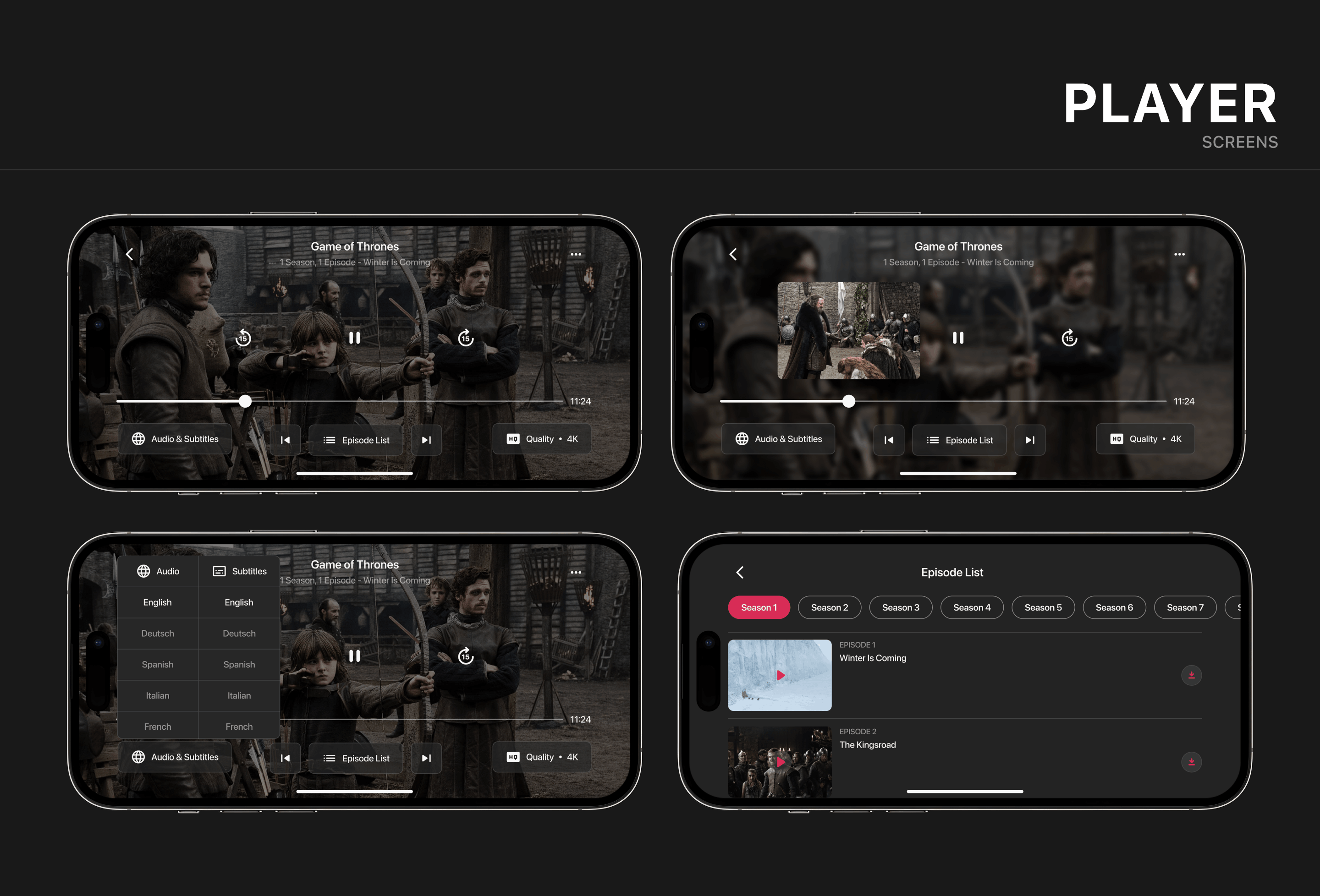 Lumos - Online cinema Application. UX/UI Design Concept — Изображение №10 — Интерфейсы на Dprofile