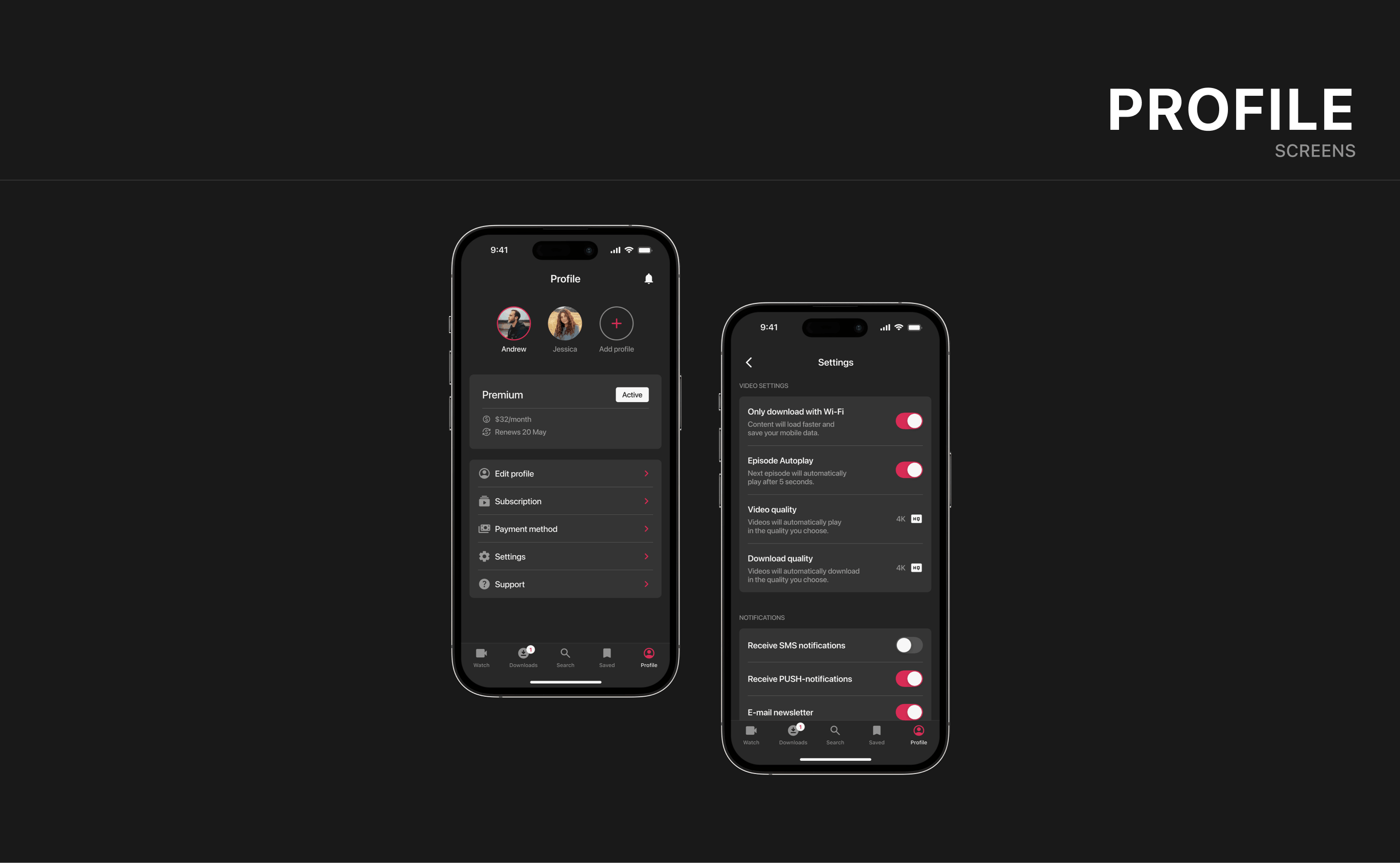 Lumos - Online cinema Application. UX/UI Design Concept — Изображение №13 — Интерфейсы на Dprofile