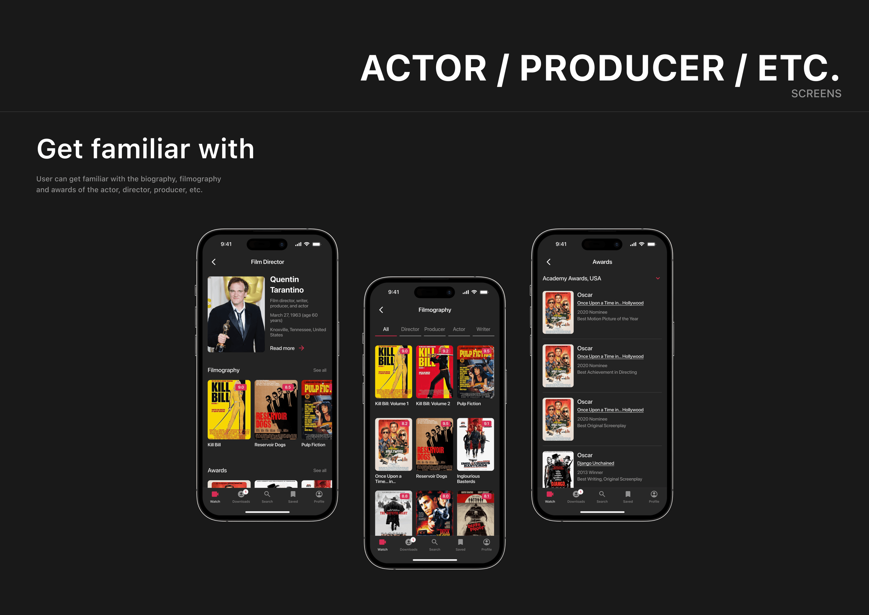 Lumos - Online cinema Application. UX/UI Design Concept — Изображение №12 — Интерфейсы на Dprofile