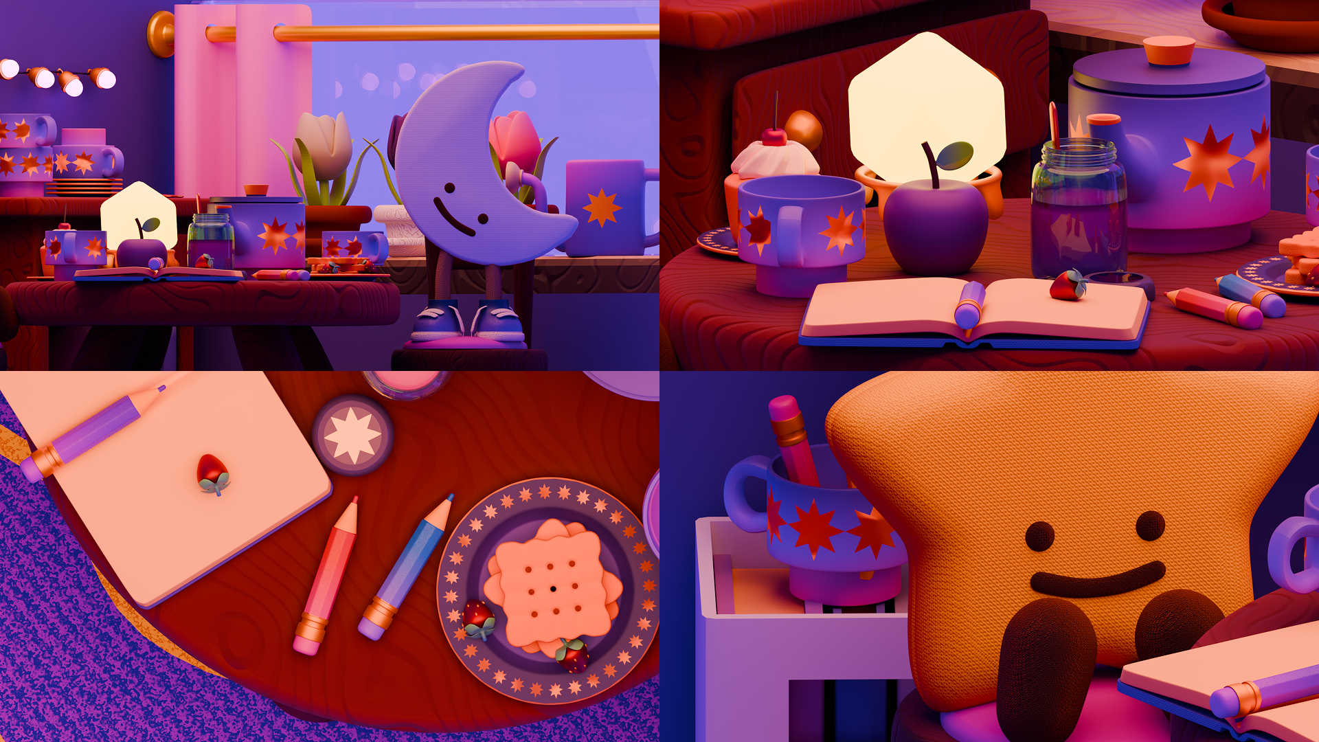 Чаепитие — Изображение №4 — Иллюстрация, 3D на Dprofile