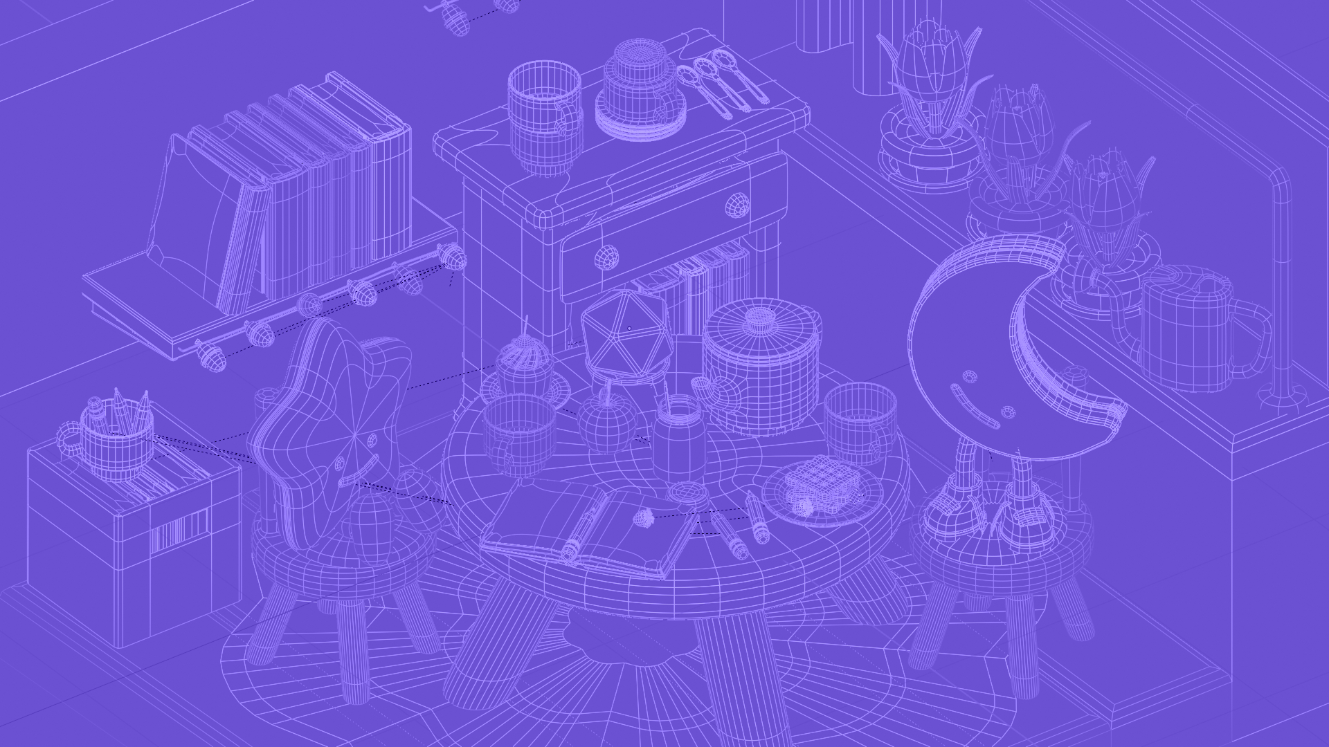 Чаепитие — Изображение №1 — Иллюстрация, 3D на Dprofile