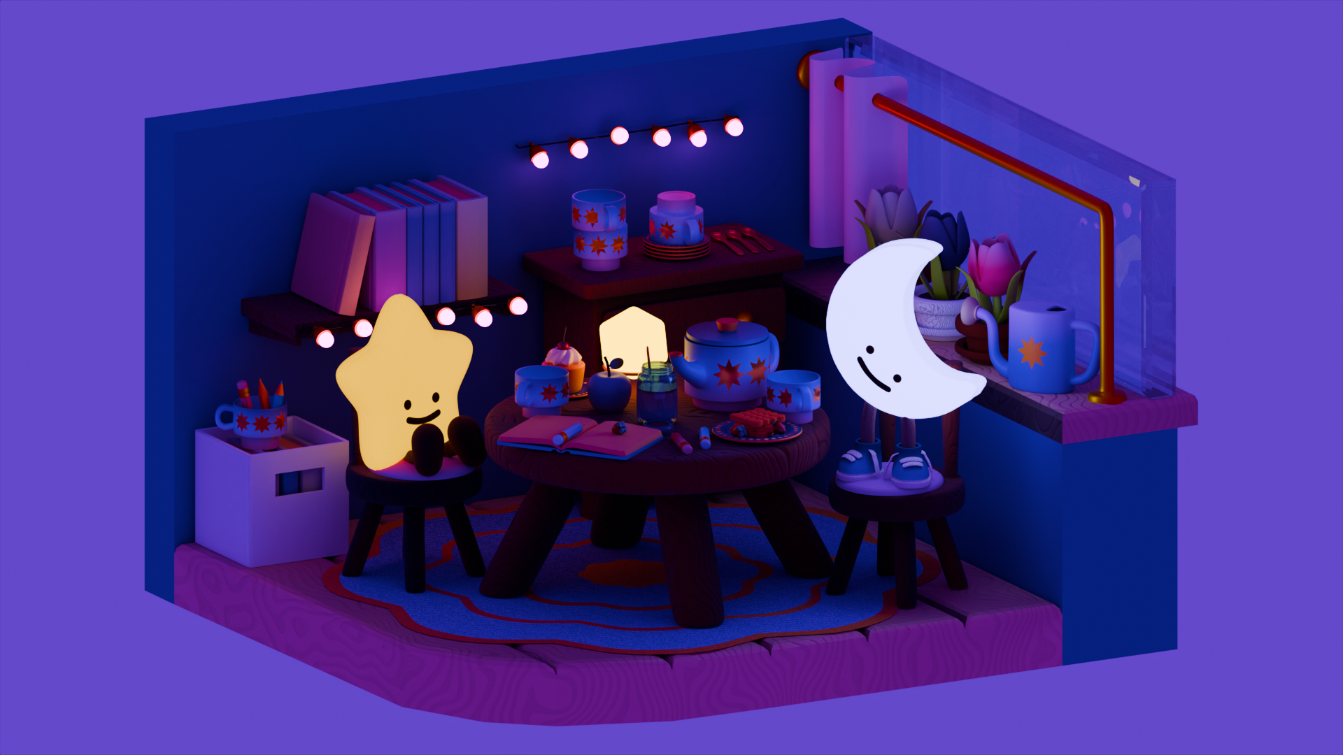 Чаепитие — Изображение №6 — Иллюстрация, 3D на Dprofile