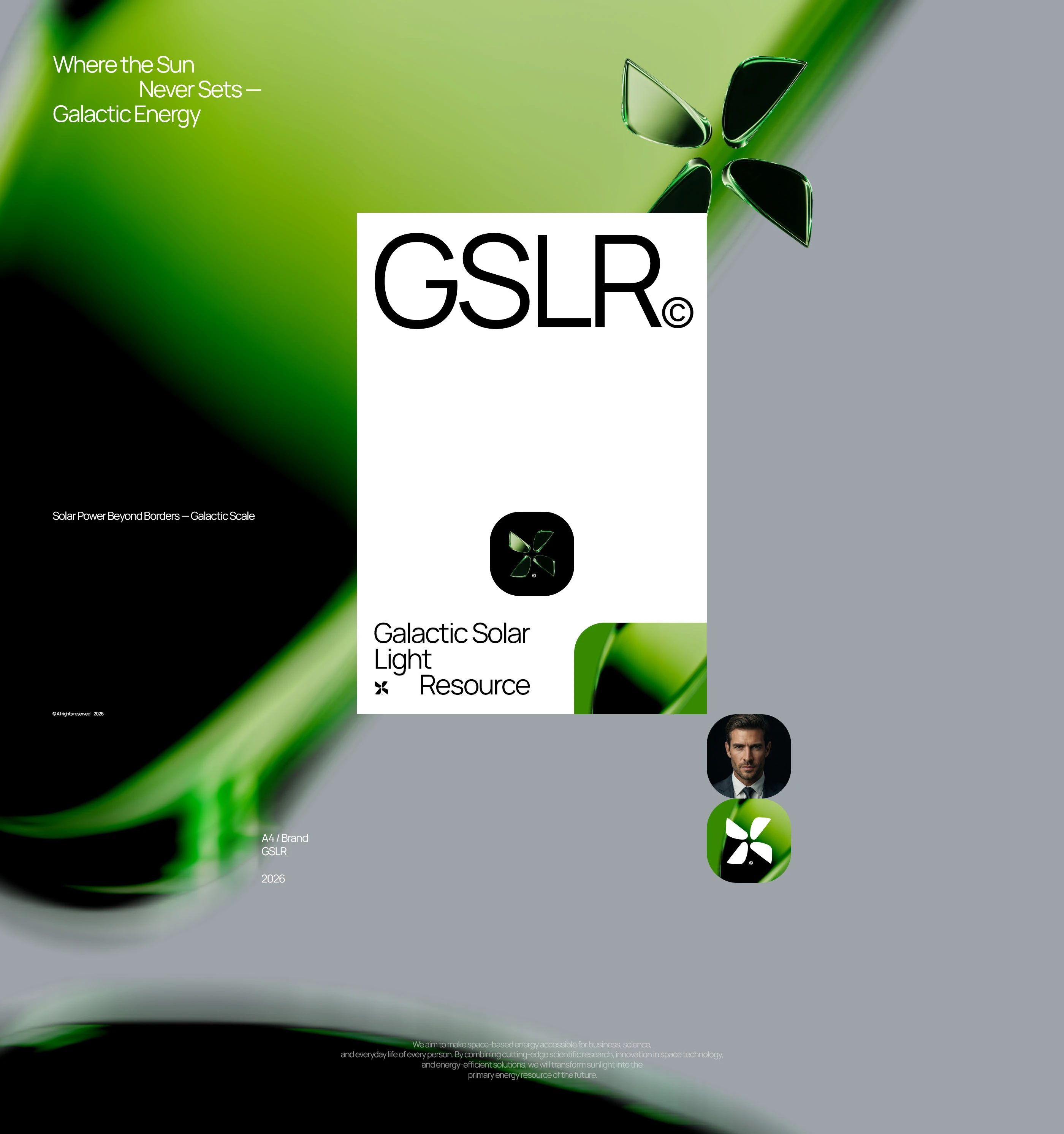 GSLR / лого / брендинг — Изображение №4 — Брендинг, Графика на Dprofile