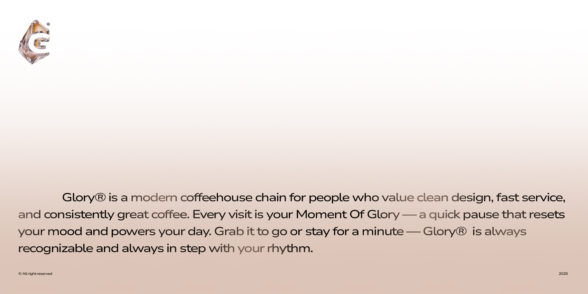 Glory / логотип — Изображение №2 — Брендинг на Dprofile