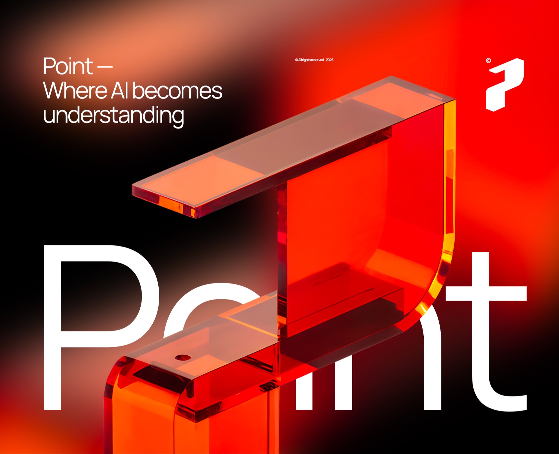 Point AI / лого / брендинг на Dprofile