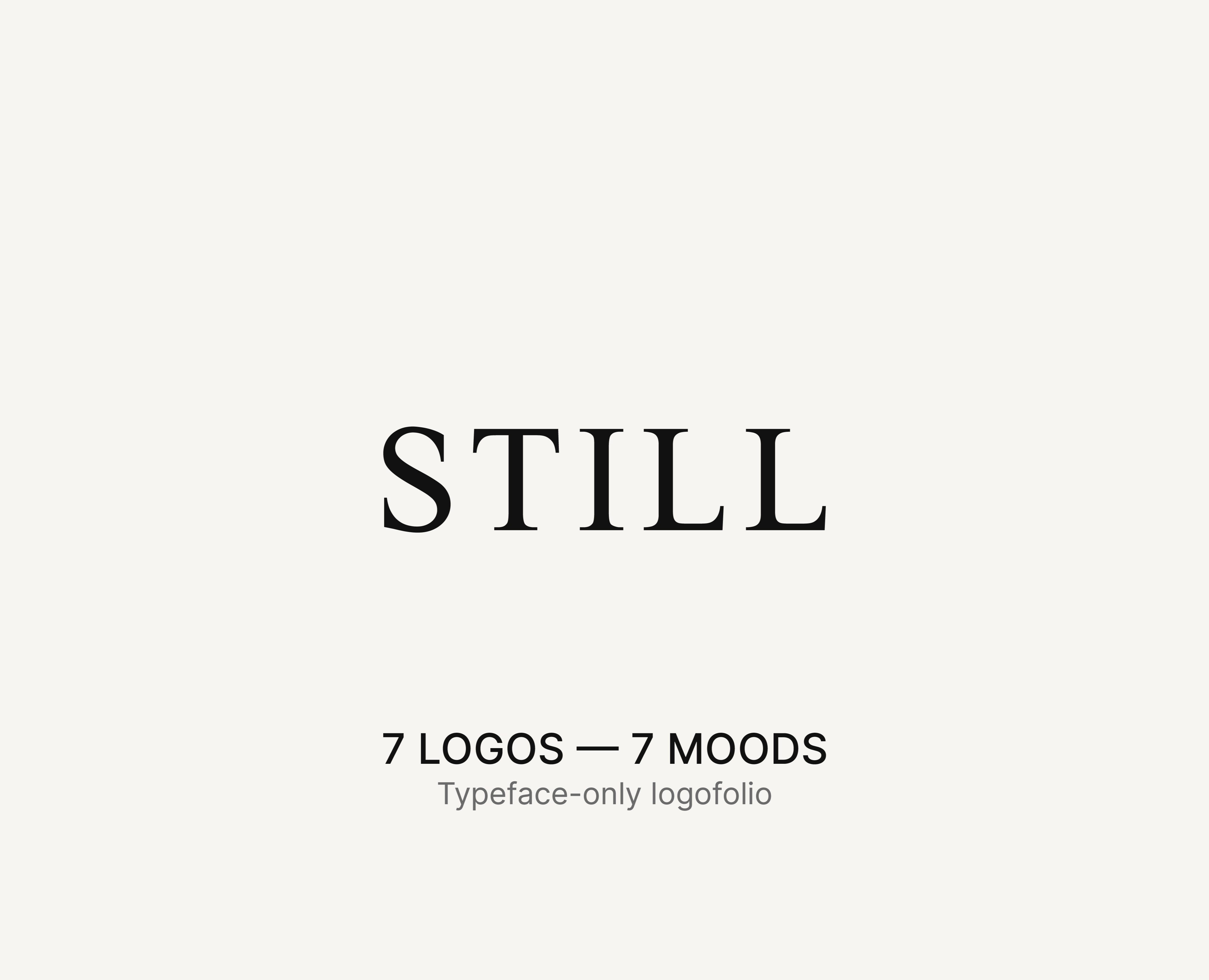 7 LOGOS — 7 MOODS — Брендинг на Dprofile