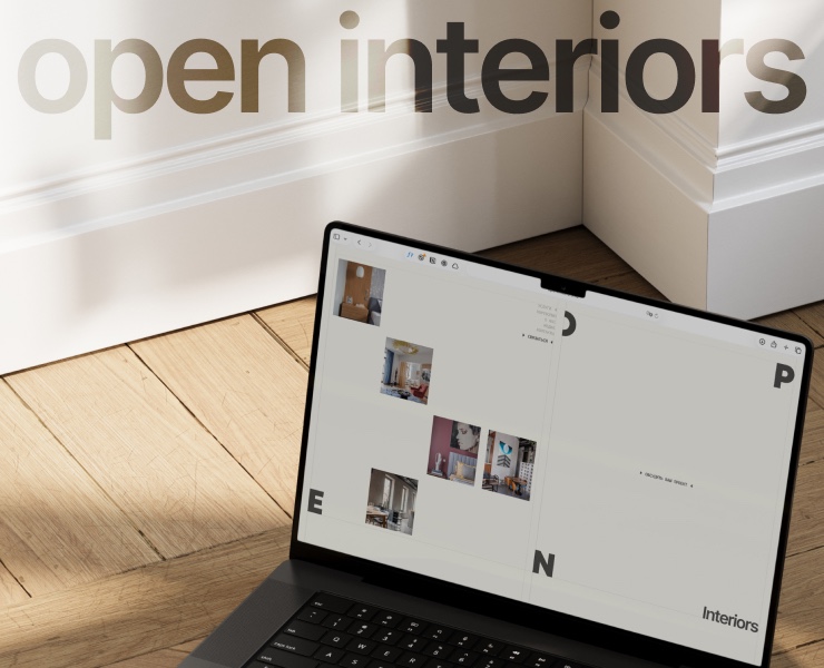 Сайт-портфолио для студии дизайна интерьера — Интерфейсы, Архитектура на Dprofile