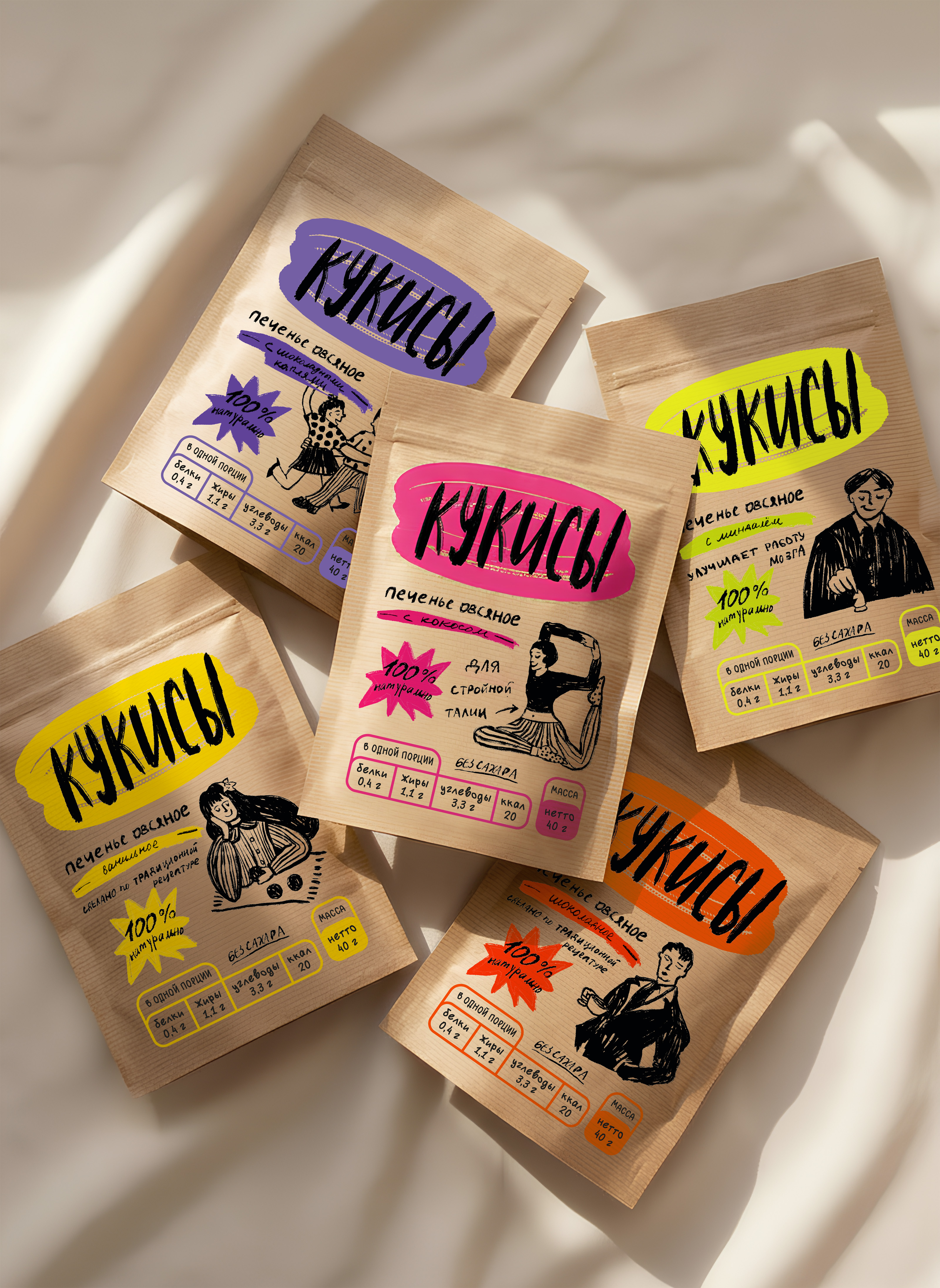 Кукисы | Брендинг, упаковка — Изображение №6 — Брендинг, Графика на Dprofile