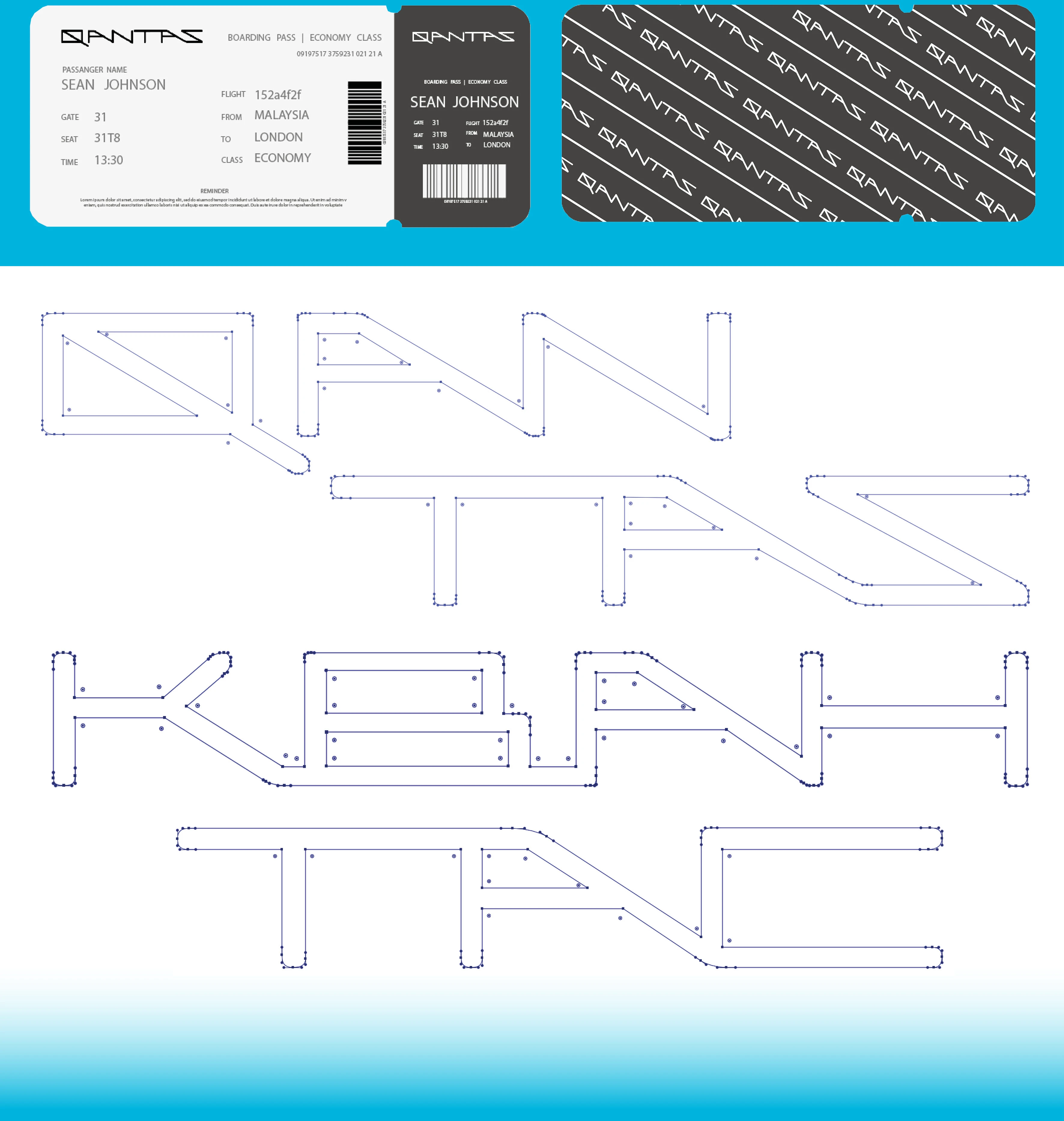Qantas logo design — Изображение №3 — Брендинг на Dprofile
