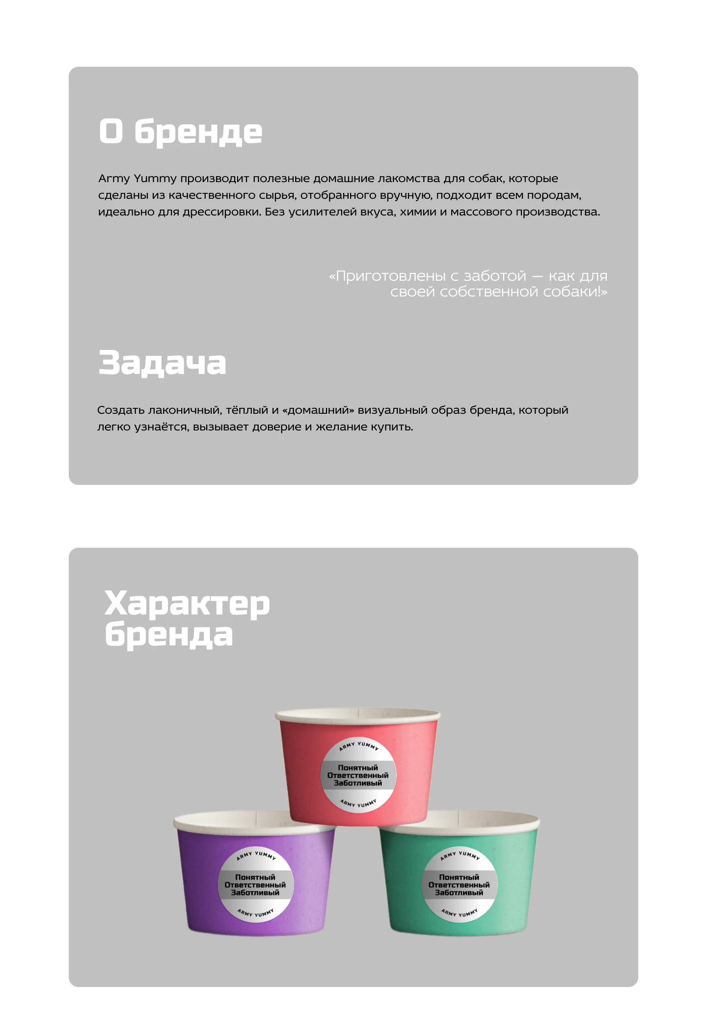 Брендбук для компании домашних лакомств для собак — Изображение №2 — Брендинг на Dprofile