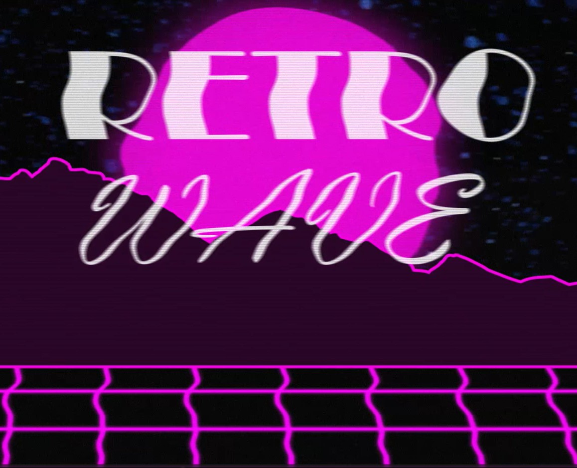 Retro Wave заставка — Анимация на Dprofile
