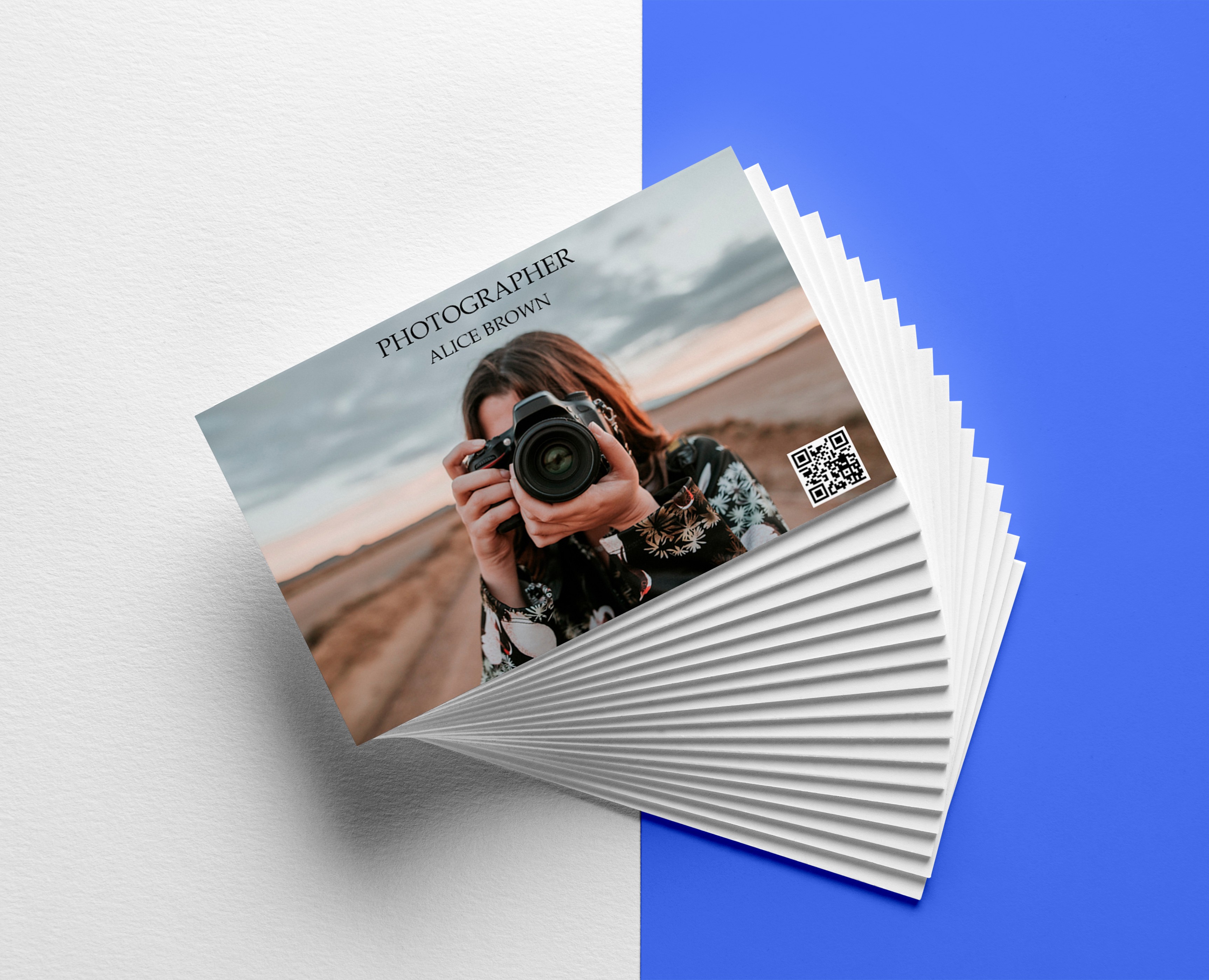 Визитка фотографа на Dprofile