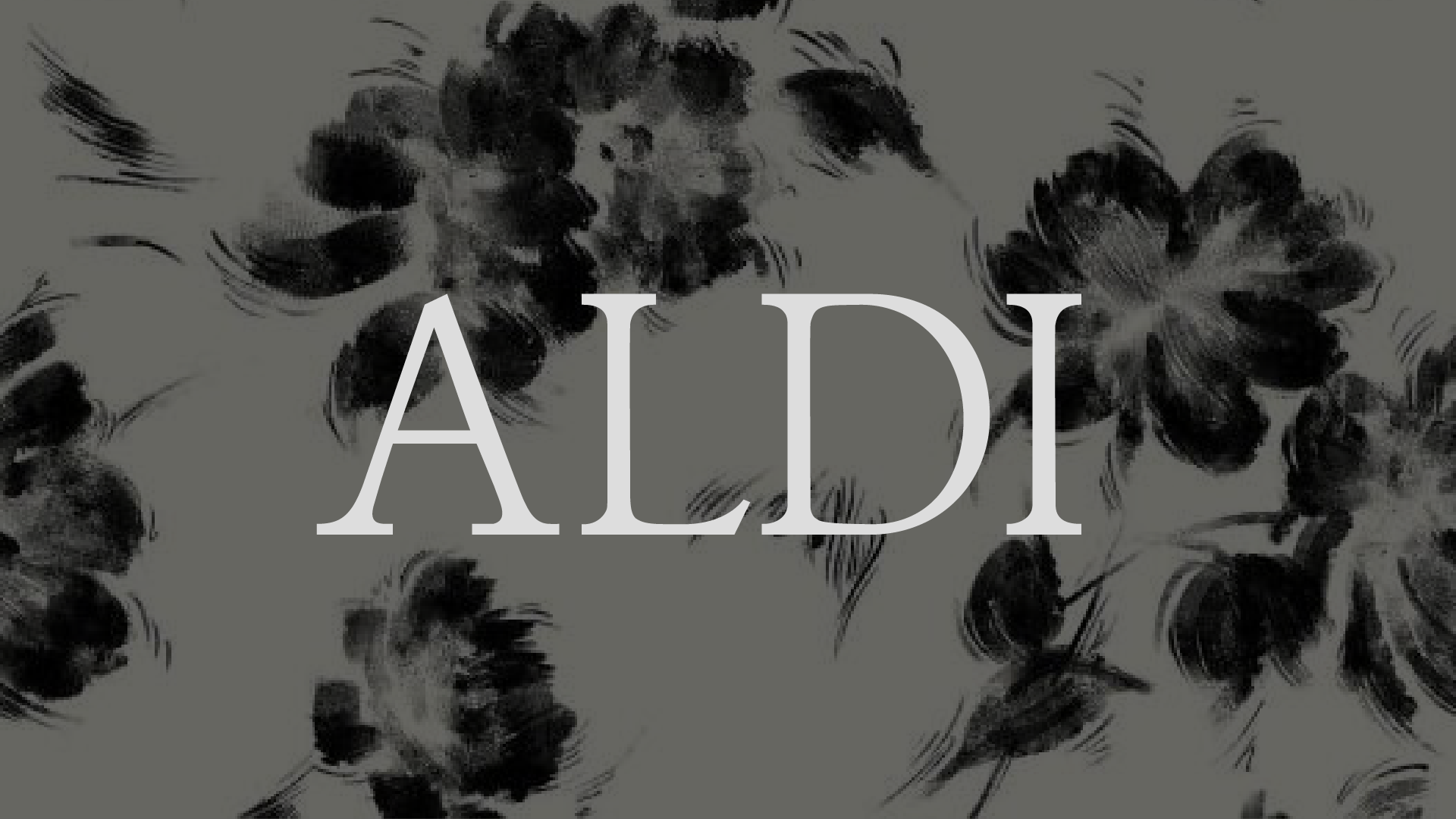 Шрифт ALDI — Изображение №1 — Графика на Dprofile