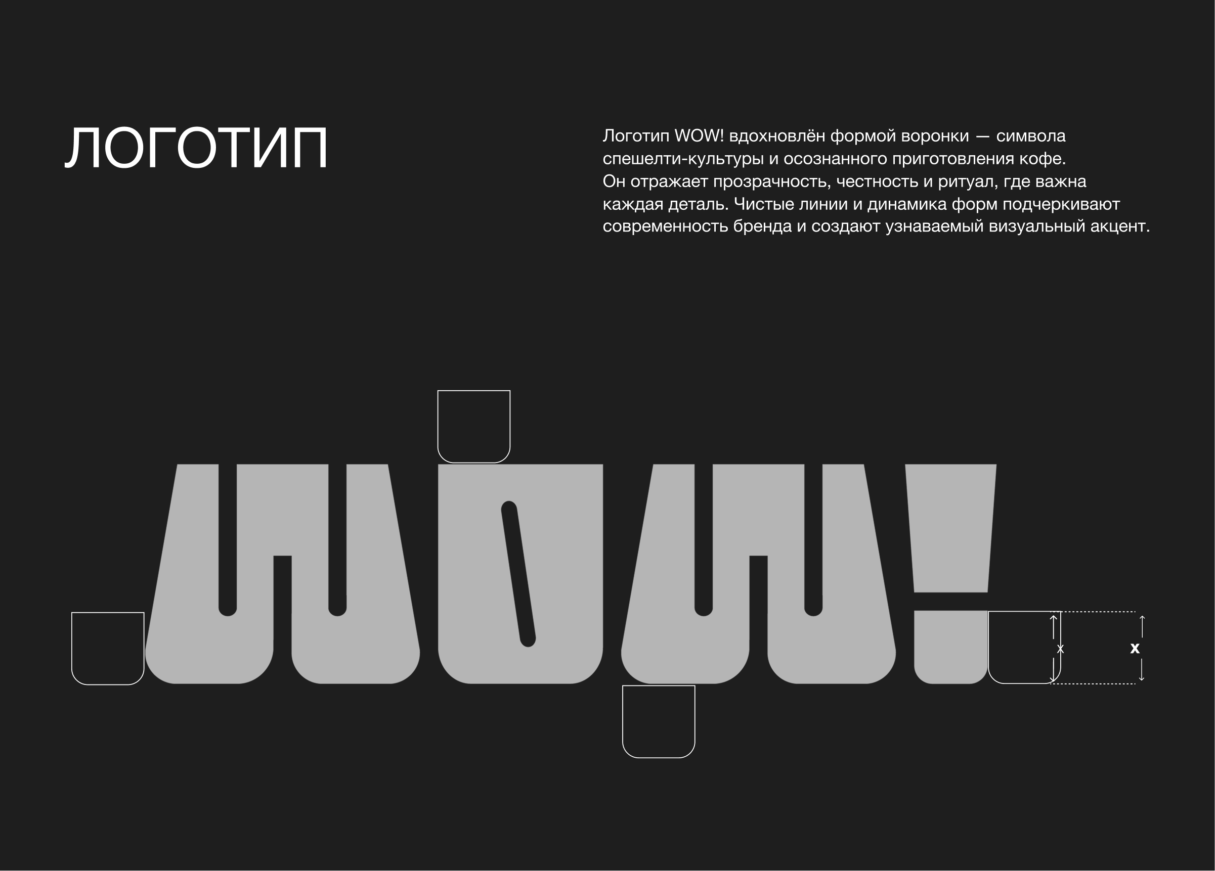 WOW! — айдентика для спешалти-кофейни» — Изображение №2 — Брендинг на Dprofile