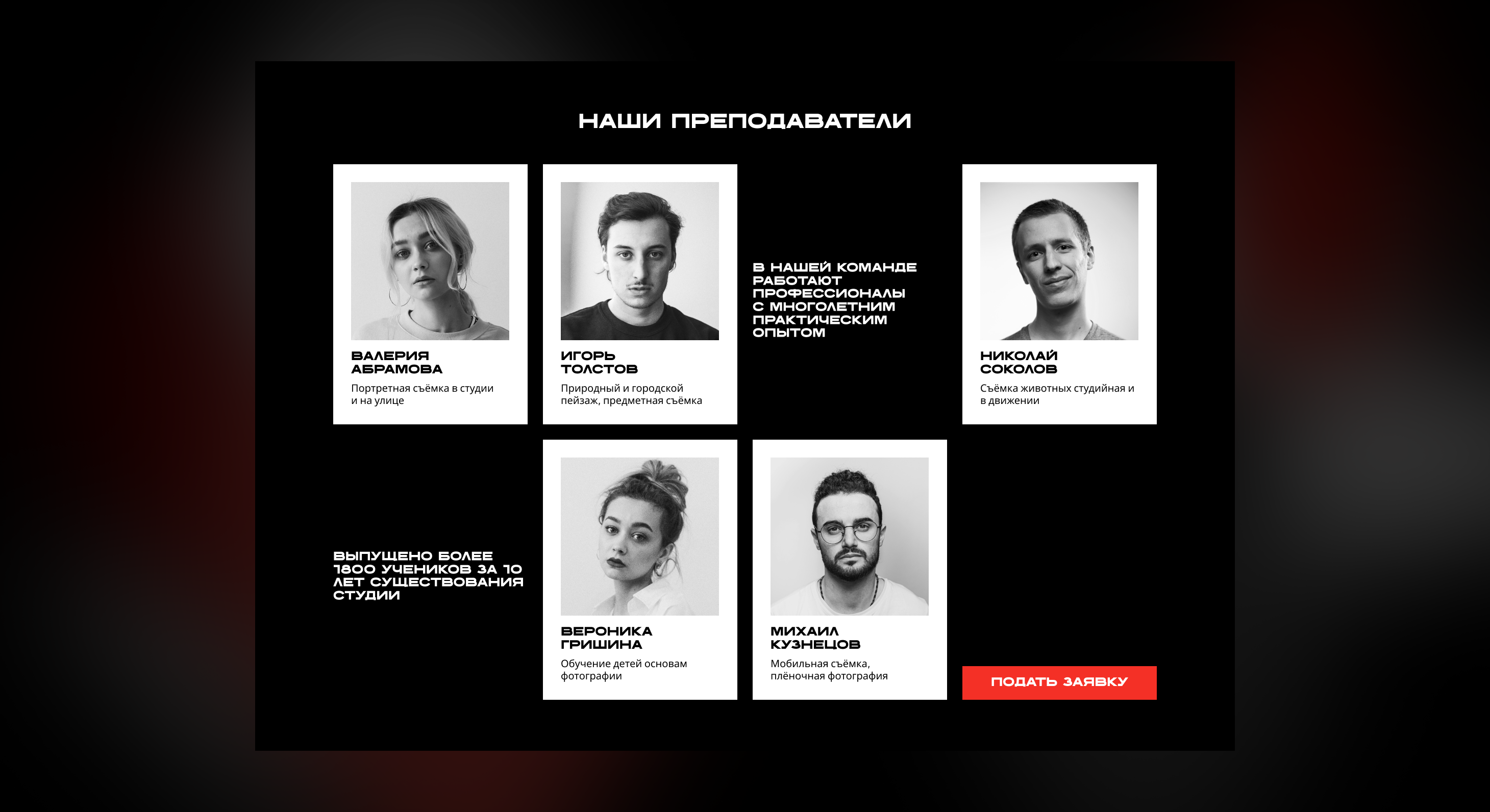 MOMENT — фотостудия — Изображение №8 — Интерфейсы на Dprofile