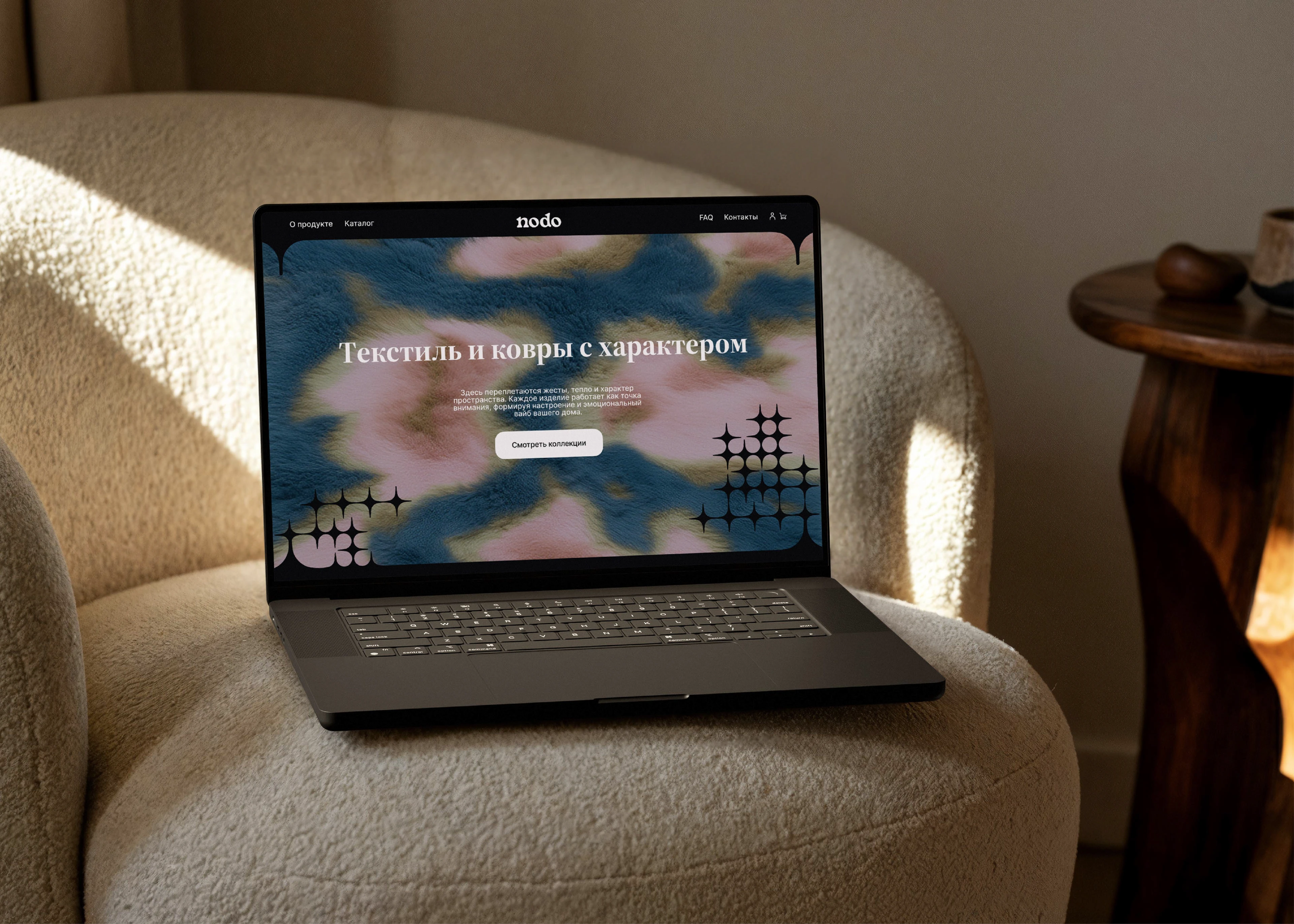 nodo / Айдентика для бренда ковров и текстиля — Изображение №5 — Брендинг на Dprofile