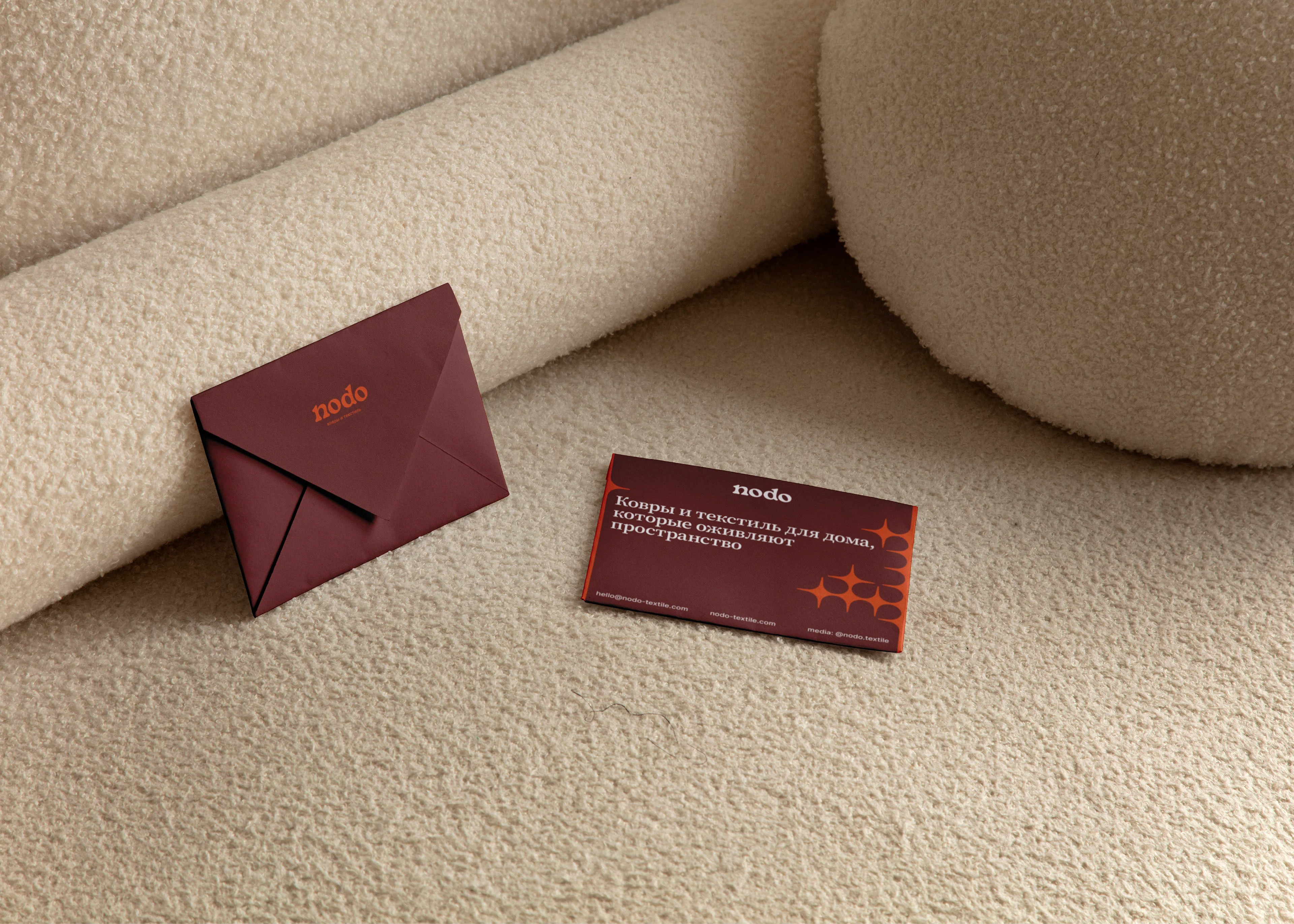 nodo / Айдентика для бренда ковров и текстиля — Изображение №12 — Брендинг на Dprofile