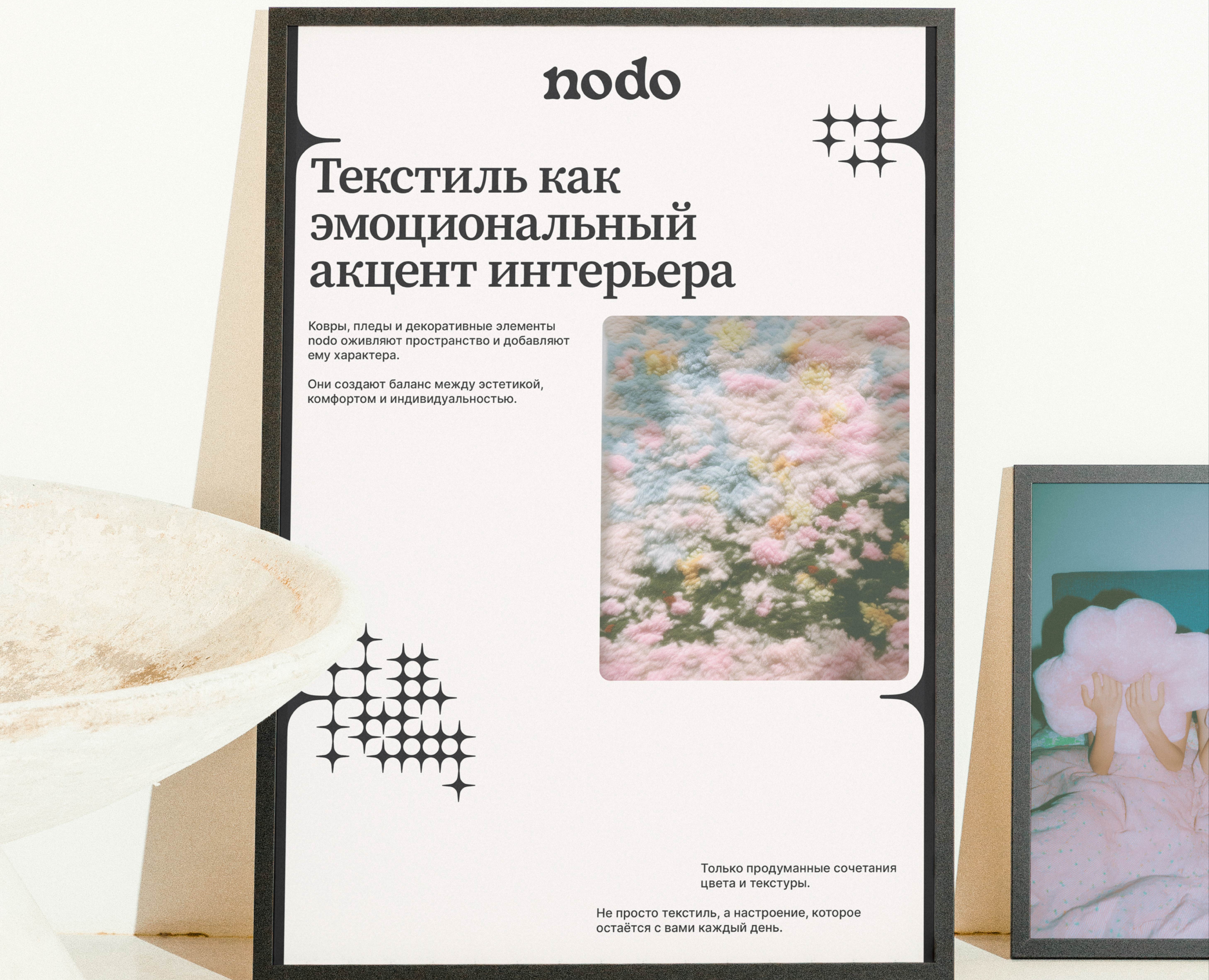 nodo / Айдентика для бренда ковров и текстиля на Dprofile