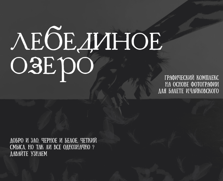 Графический комплекс на основе фотографии для балета — Графика на Dprofile