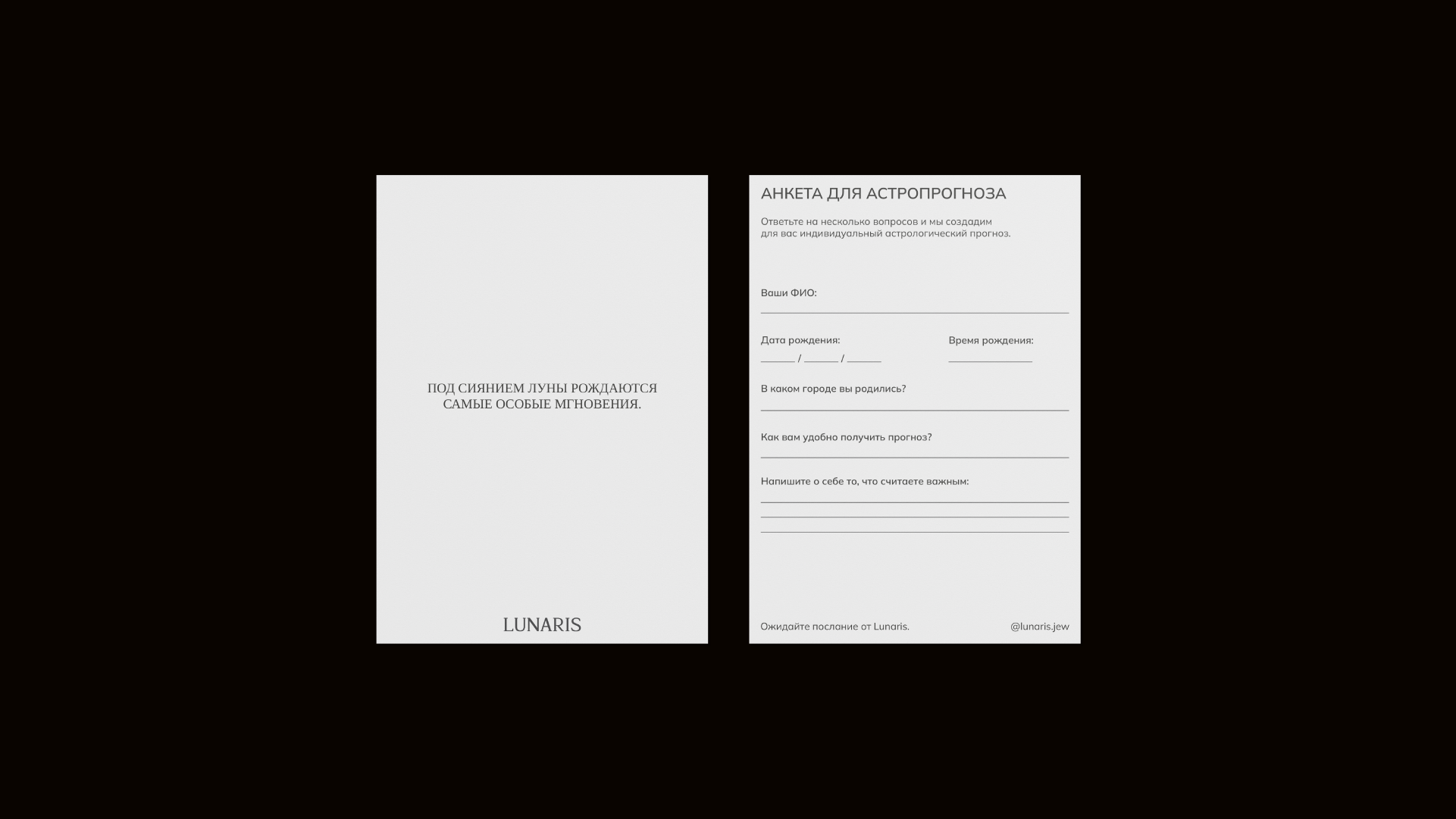 LUNARIS / branding for jewelry brand / identity — Изображение №11 — Брендинг, Графика на Dprofile