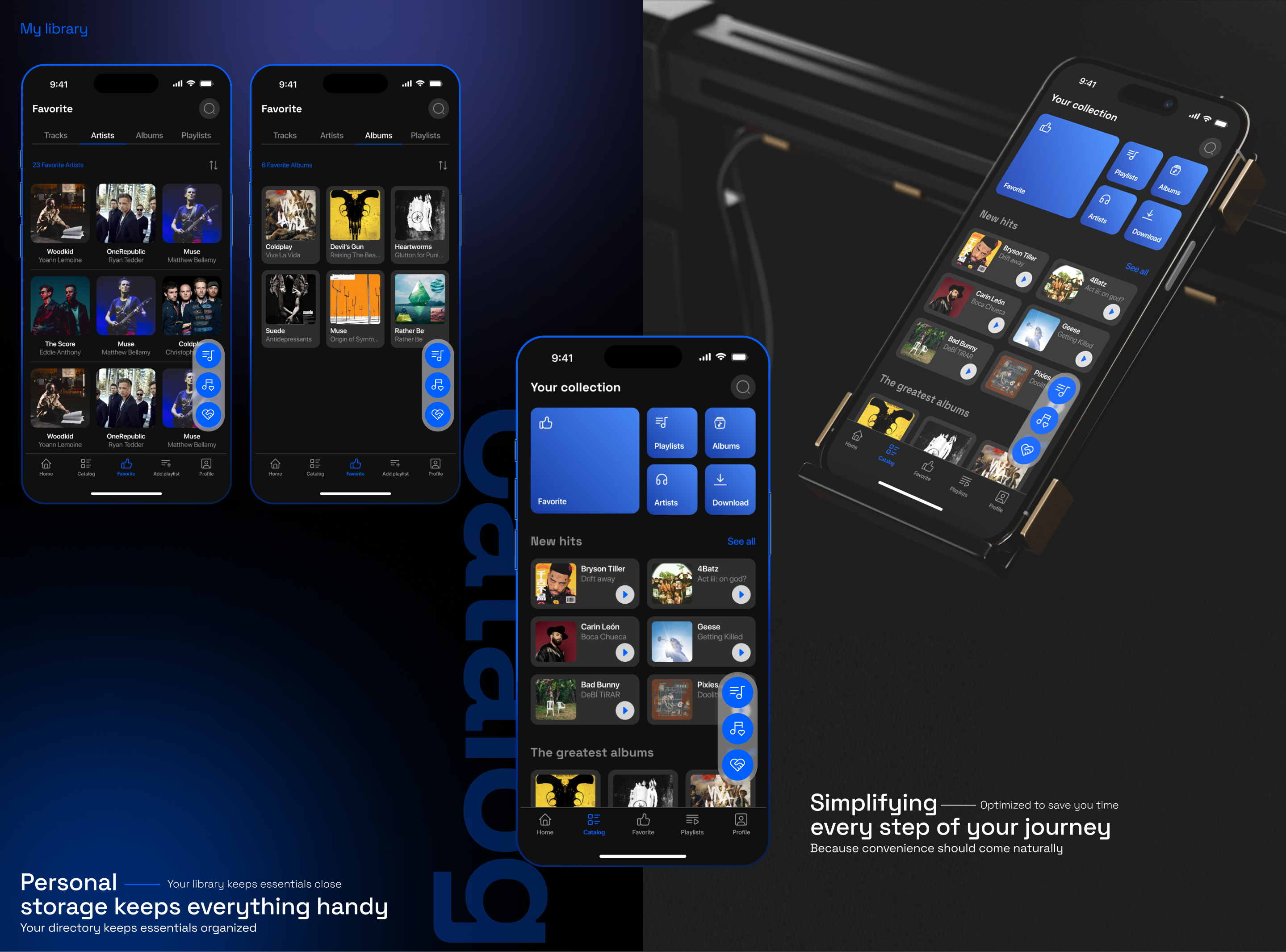 Conbrio Music — Изображение №11 — Интерфейсы на Dprofile