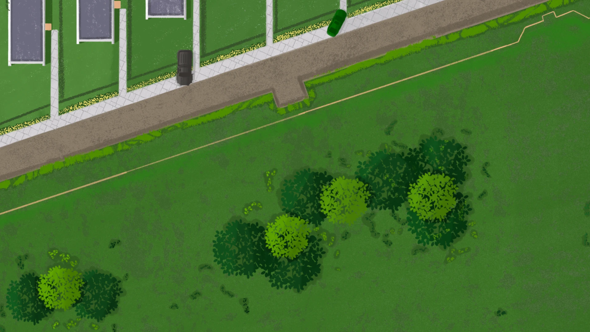 Ландшафтный 2D генплан // Landscape plan, 2D visualization — Изображение №9 — Иллюстрация на Dprofile