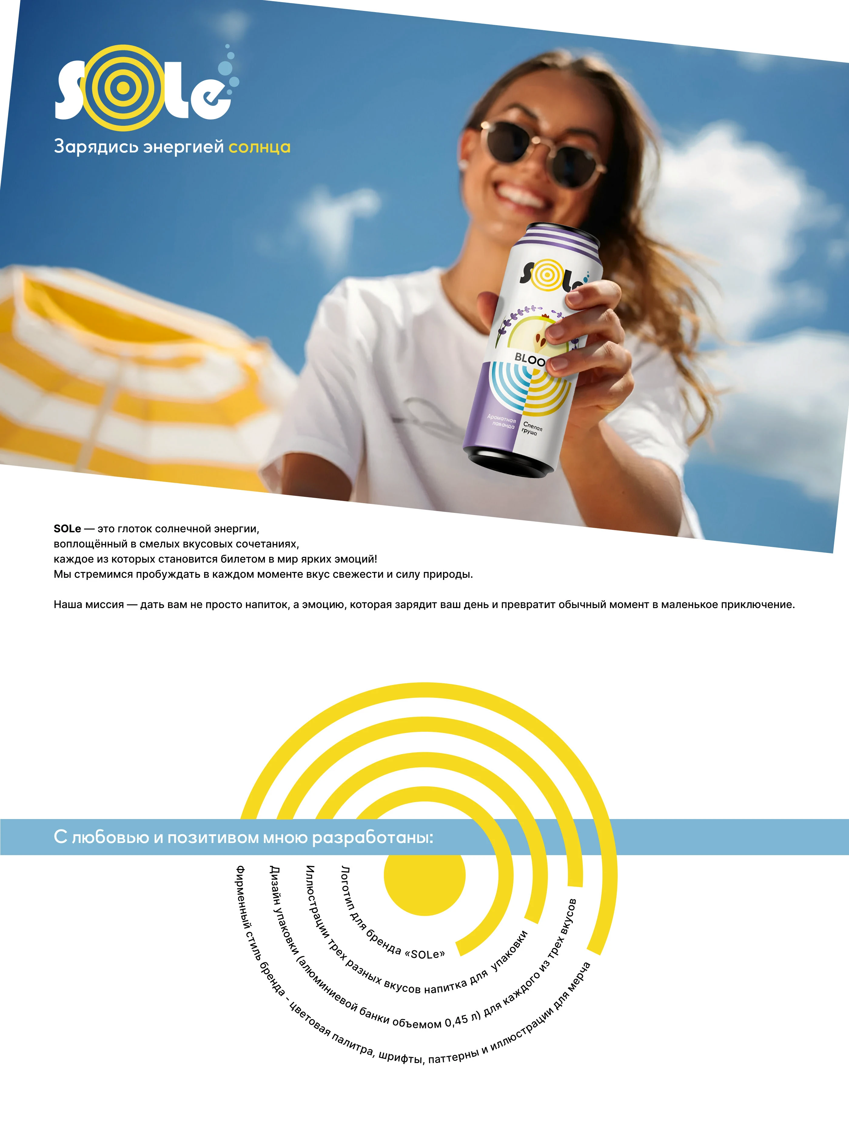 Брендинг | Лимонады SOLe | Логотип | Айдентика — Изображение №1 — Брендинг на Dprofile