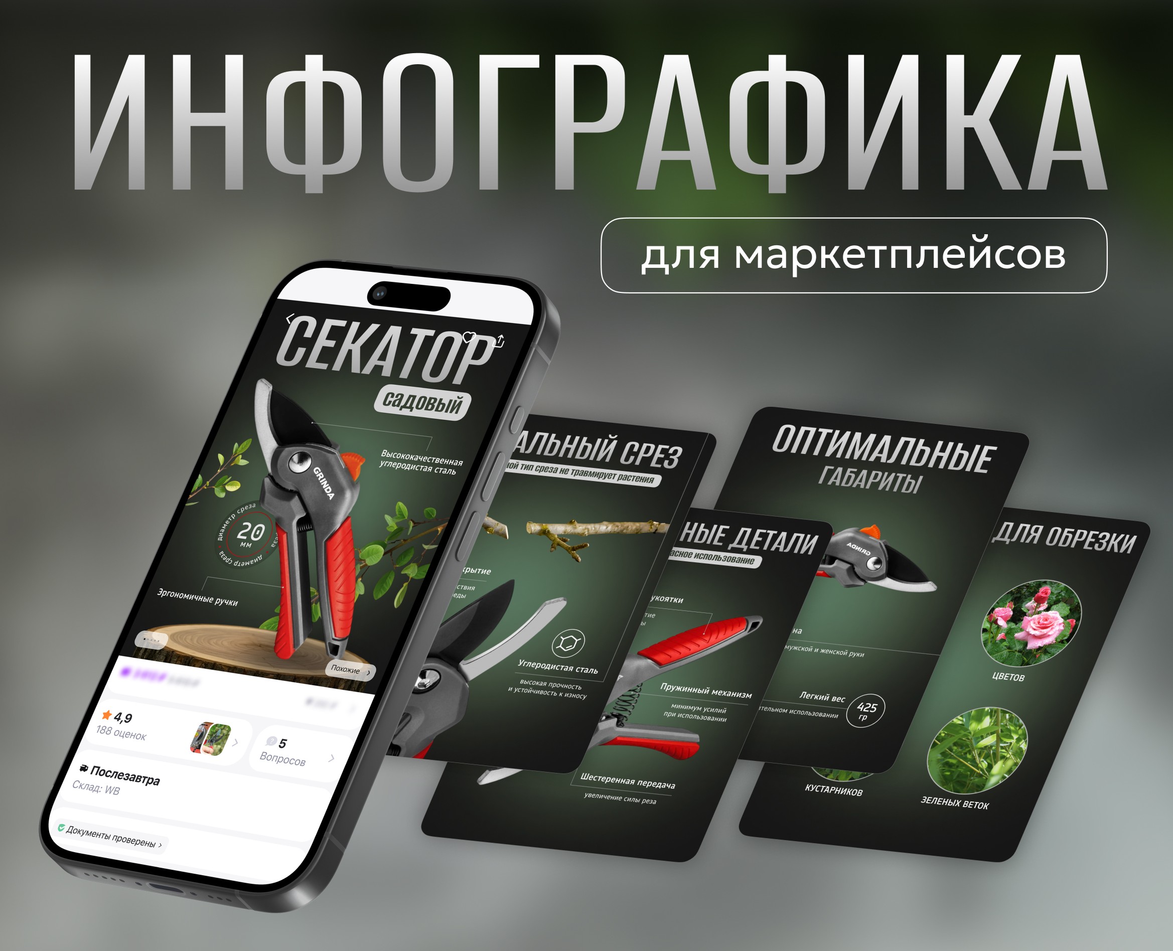 Инфографика | Карточка товара | Маркетплейс WB на Dprofile