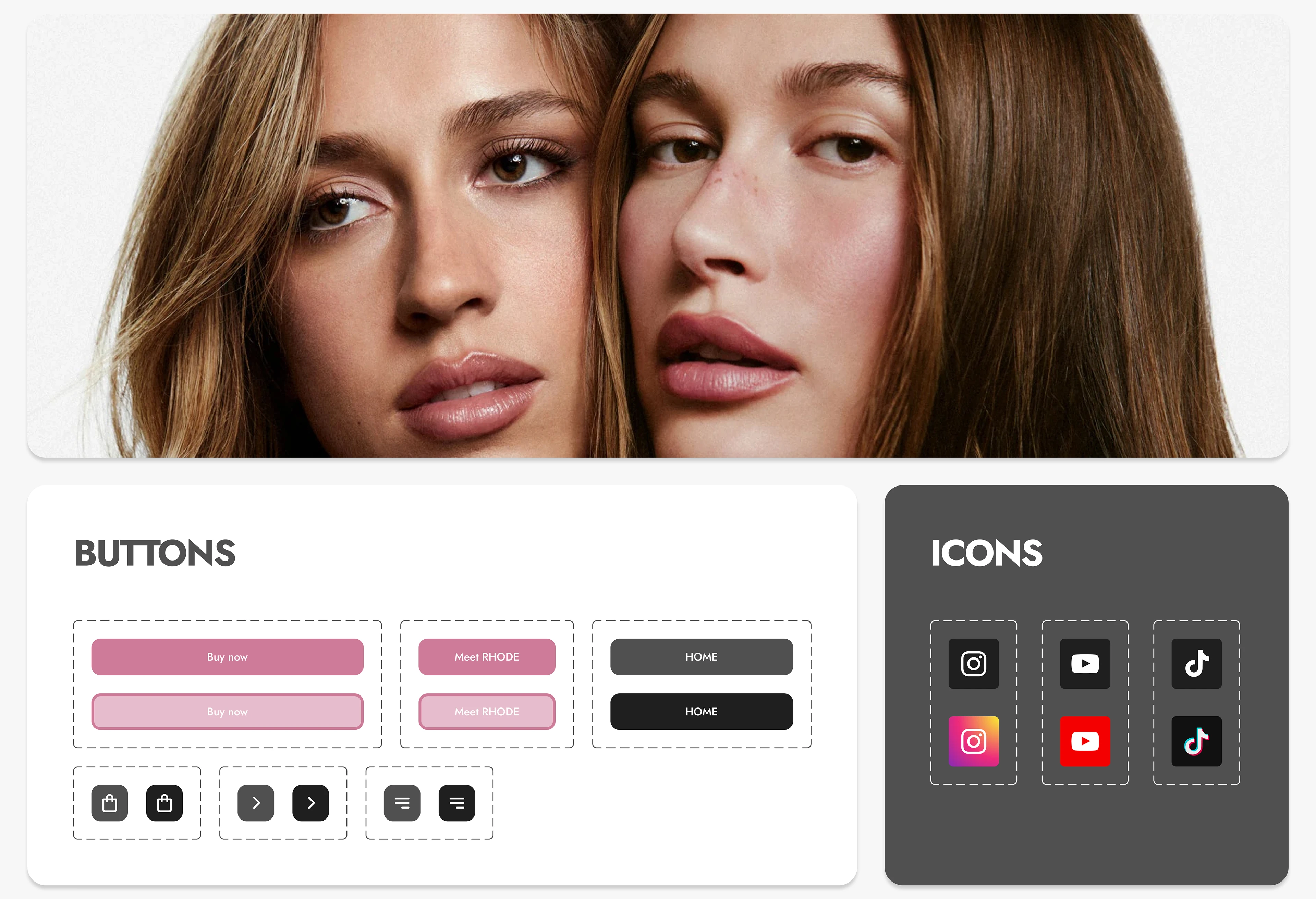 Rhode | Online store of care and decorative cosmetics — Изображение №9 — Интерфейсы на Dprofile