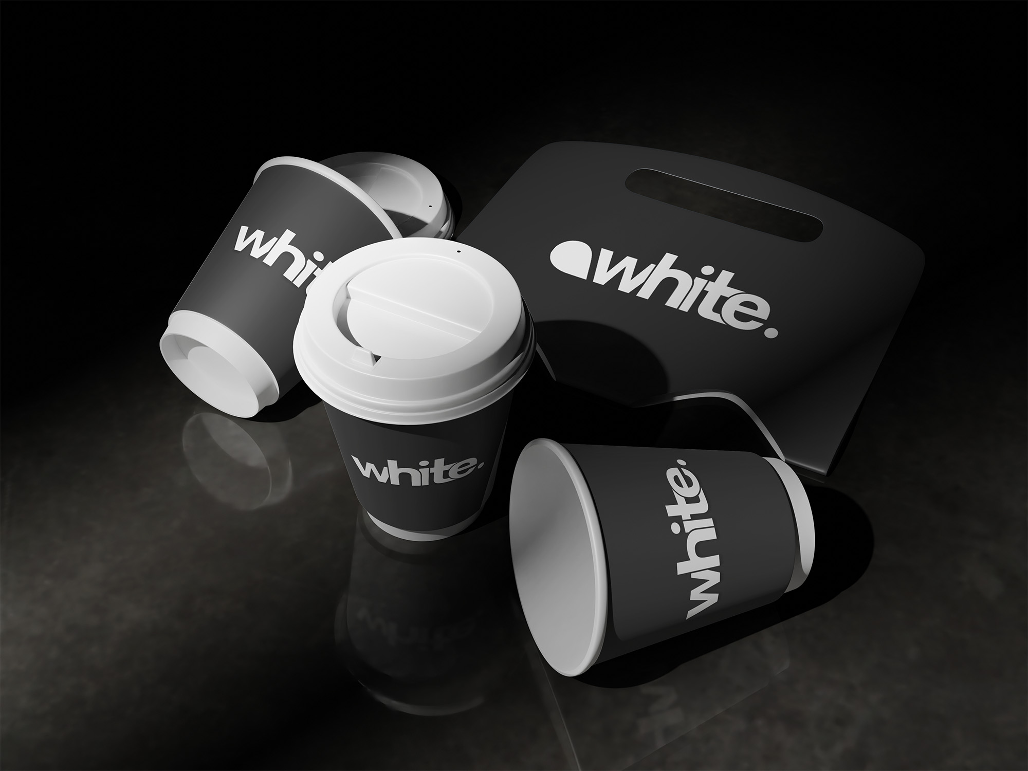 Брендинг для кофейни "WHITE" — Изображение №16 — Брендинг на Dprofile