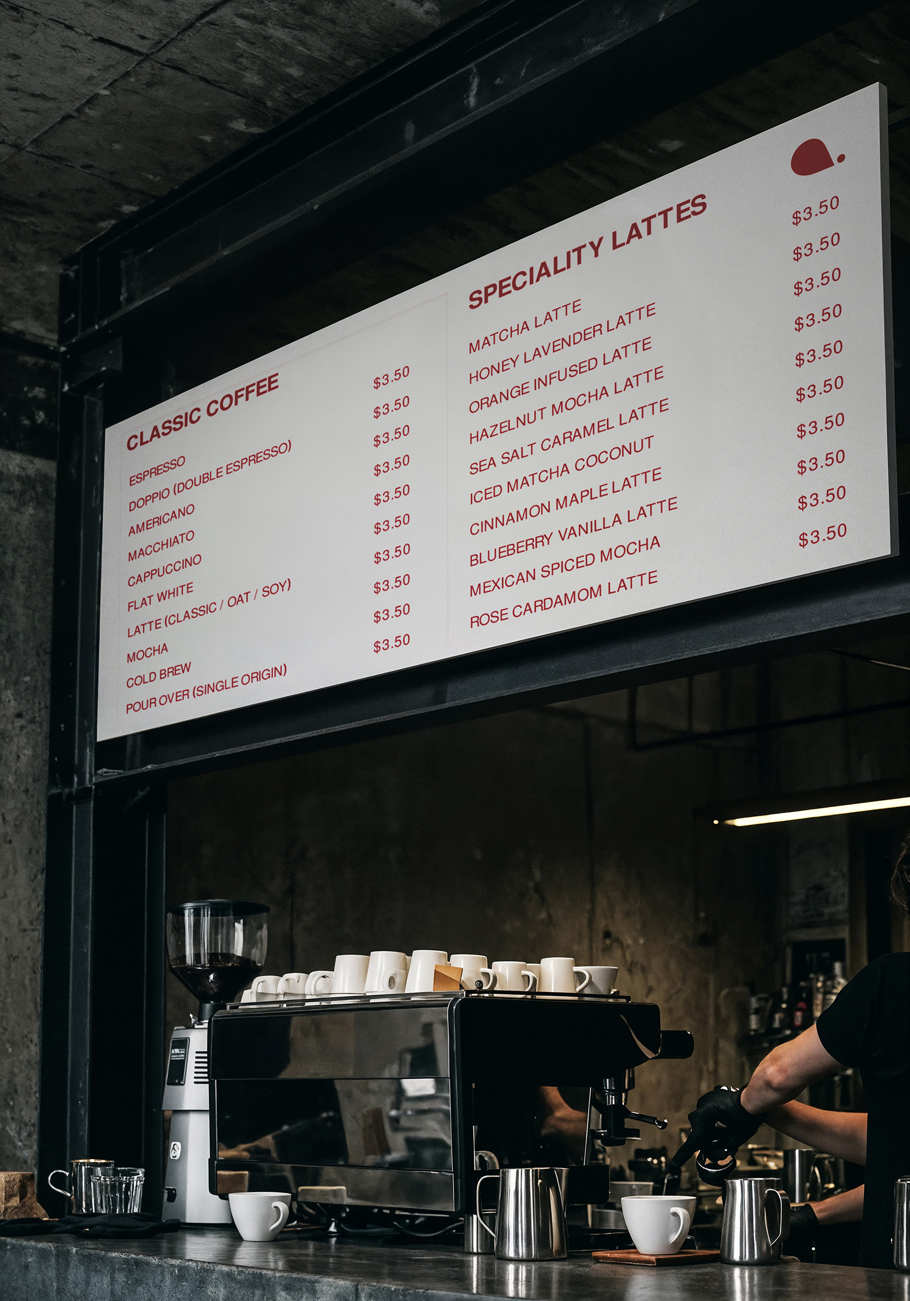 Брендинг для кофейни "WHITE" — Изображение №5 — Брендинг на Dprofile